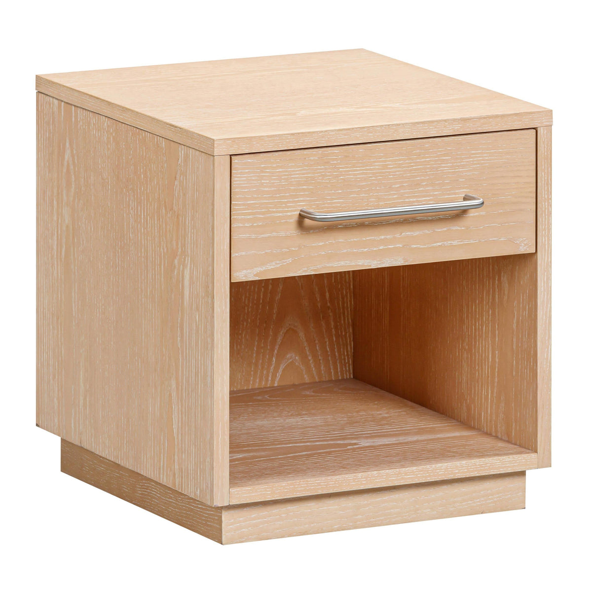 TOV Furniture Marlow Natural Wood Nightstand With Drawer in natural acacia wood, primary product view