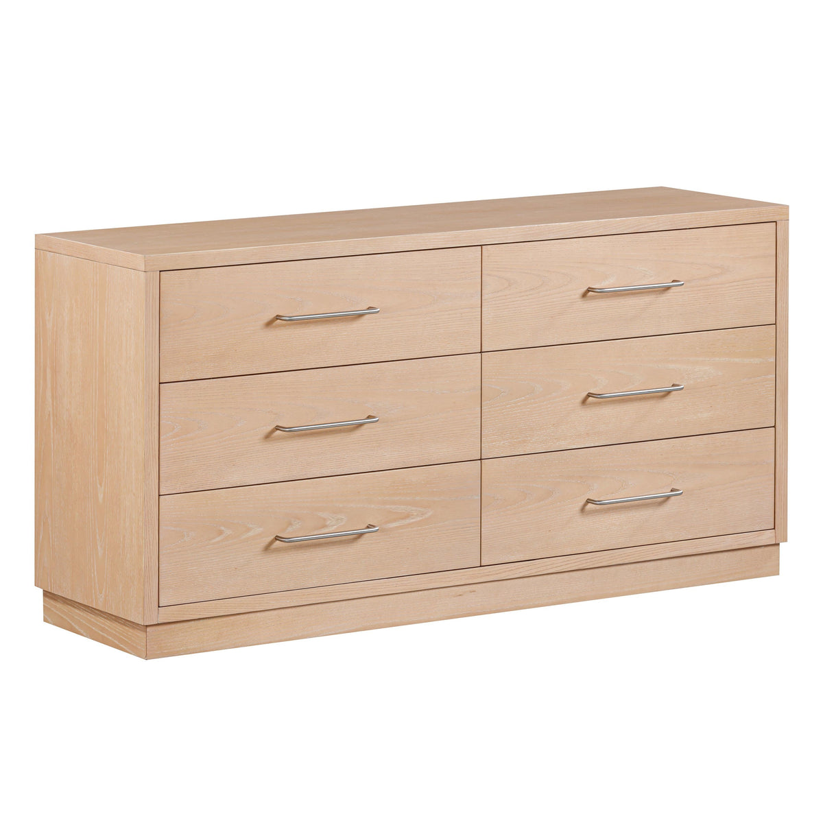 TOV Furniture Marlow Natural 6-Drawer Wood Dresser in natural wood, primary product view