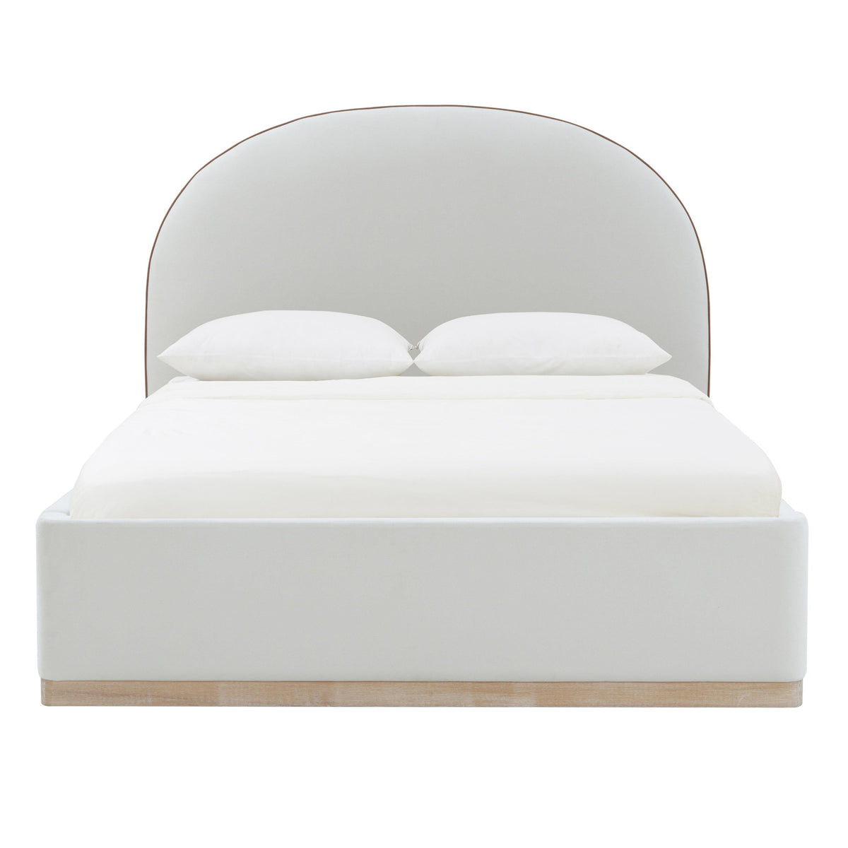 TOV Furniture Marlow Cream Performance Velvet Bed