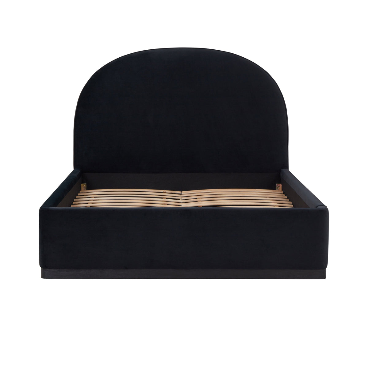 TOV Furniture Marlow Black Performance Velvet Bed