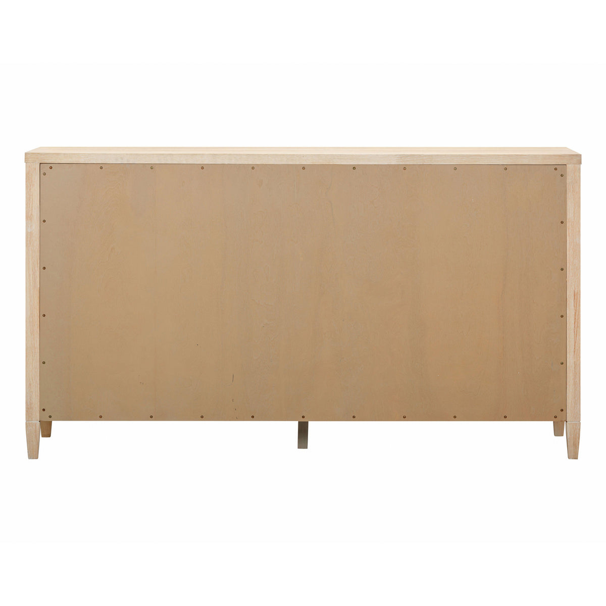 TOV Furniture Bristol Park Whitewashed Oak Wood 6-Drawer Dresser