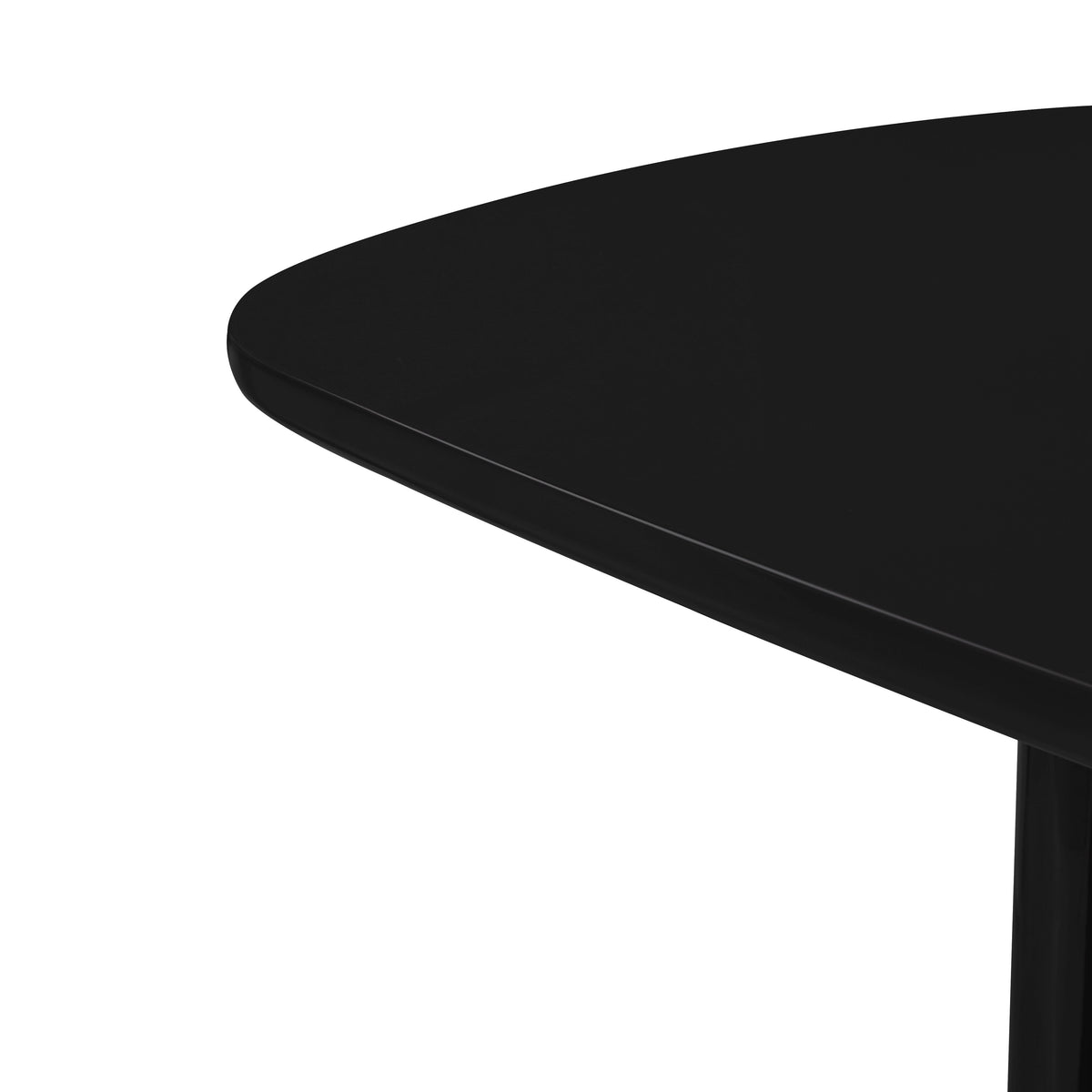 TOV Furniture Zola Black Lacquer Oval Dining Table