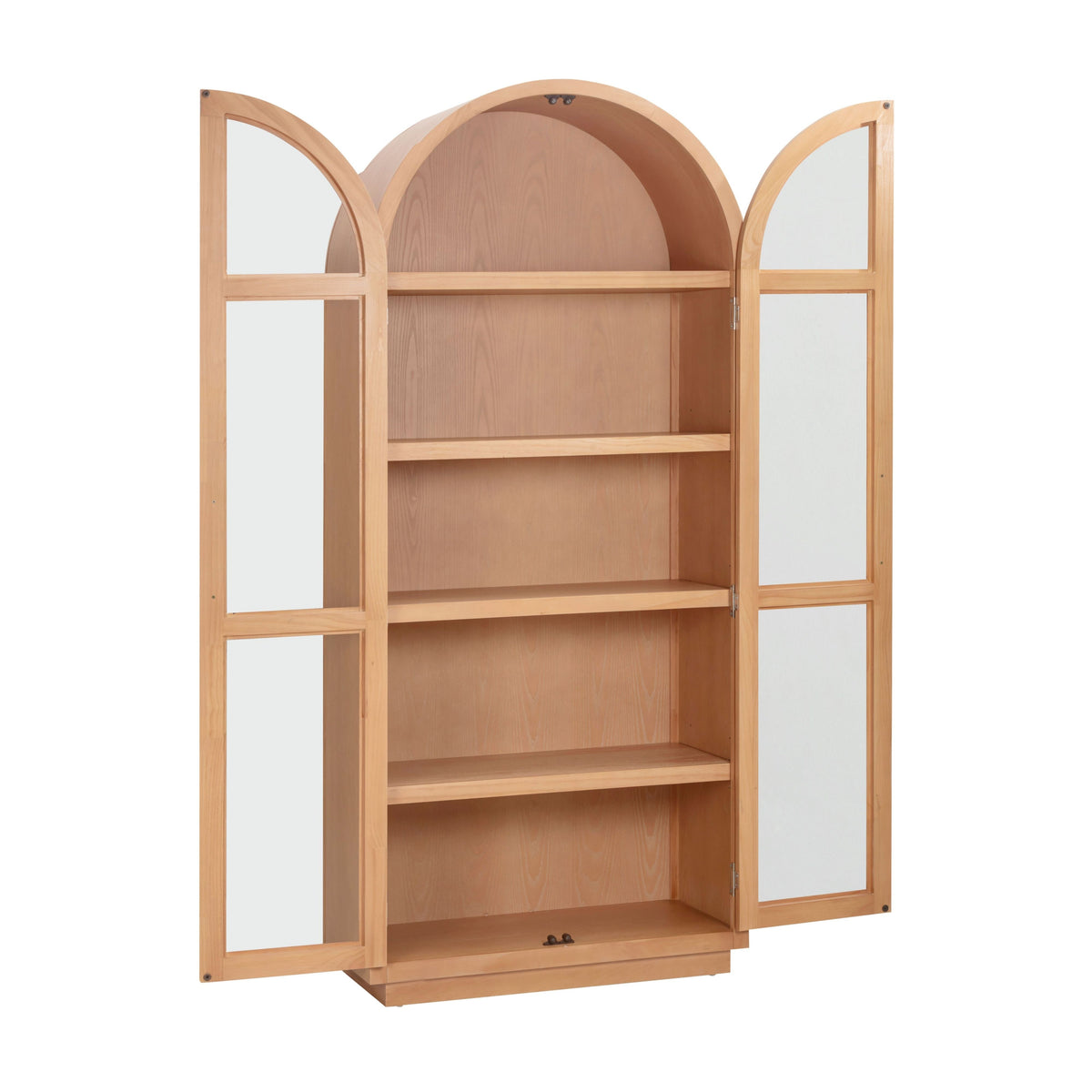 TOV Furniture Marlow Natural Wood Display Cabinet