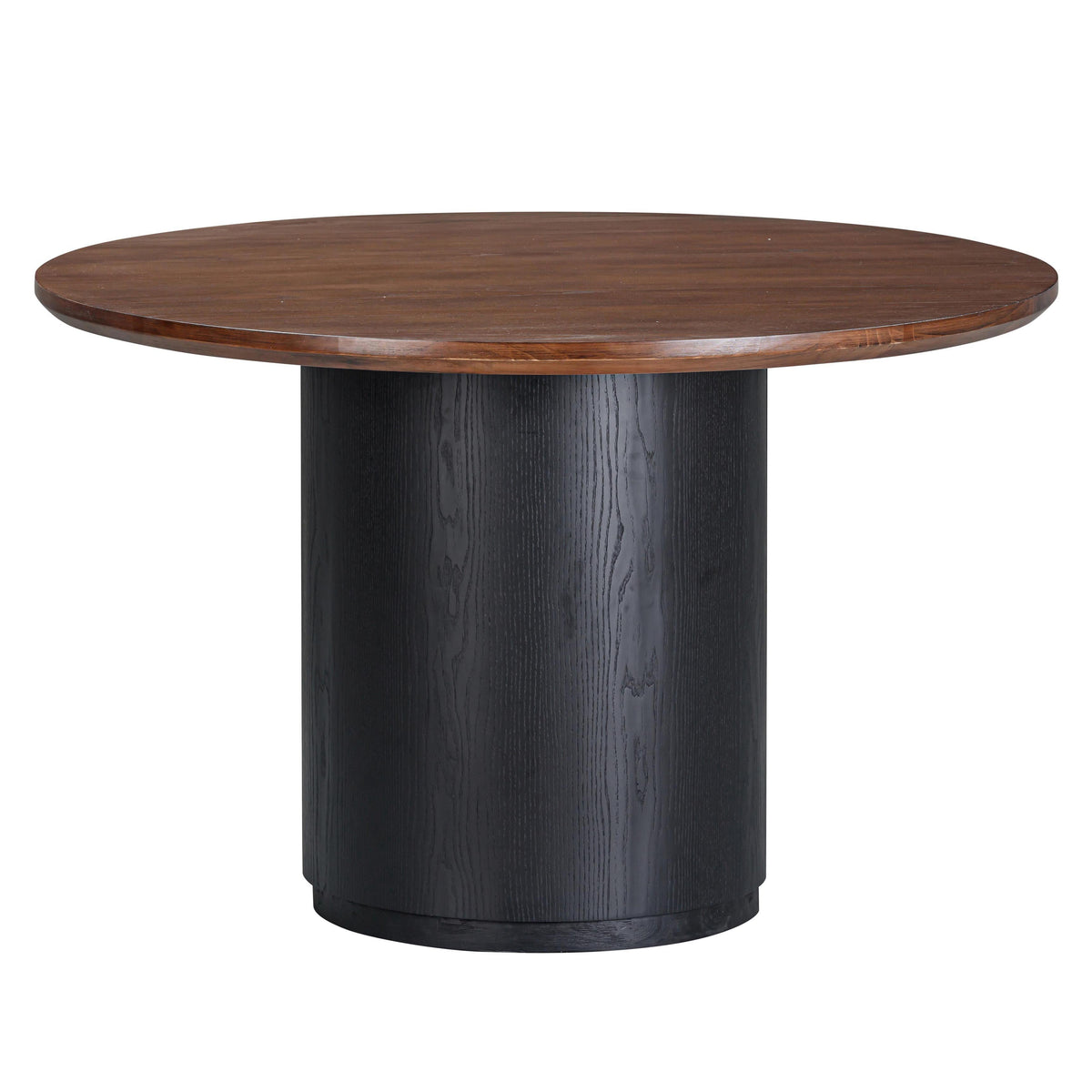 TOV Furniture Marlow Black Wood Round Dining Table