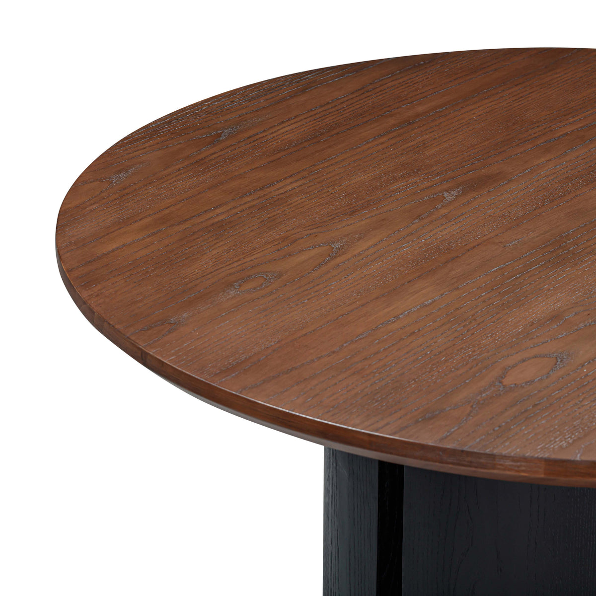 TOV Furniture Marlow Black Wood Round Dining Table