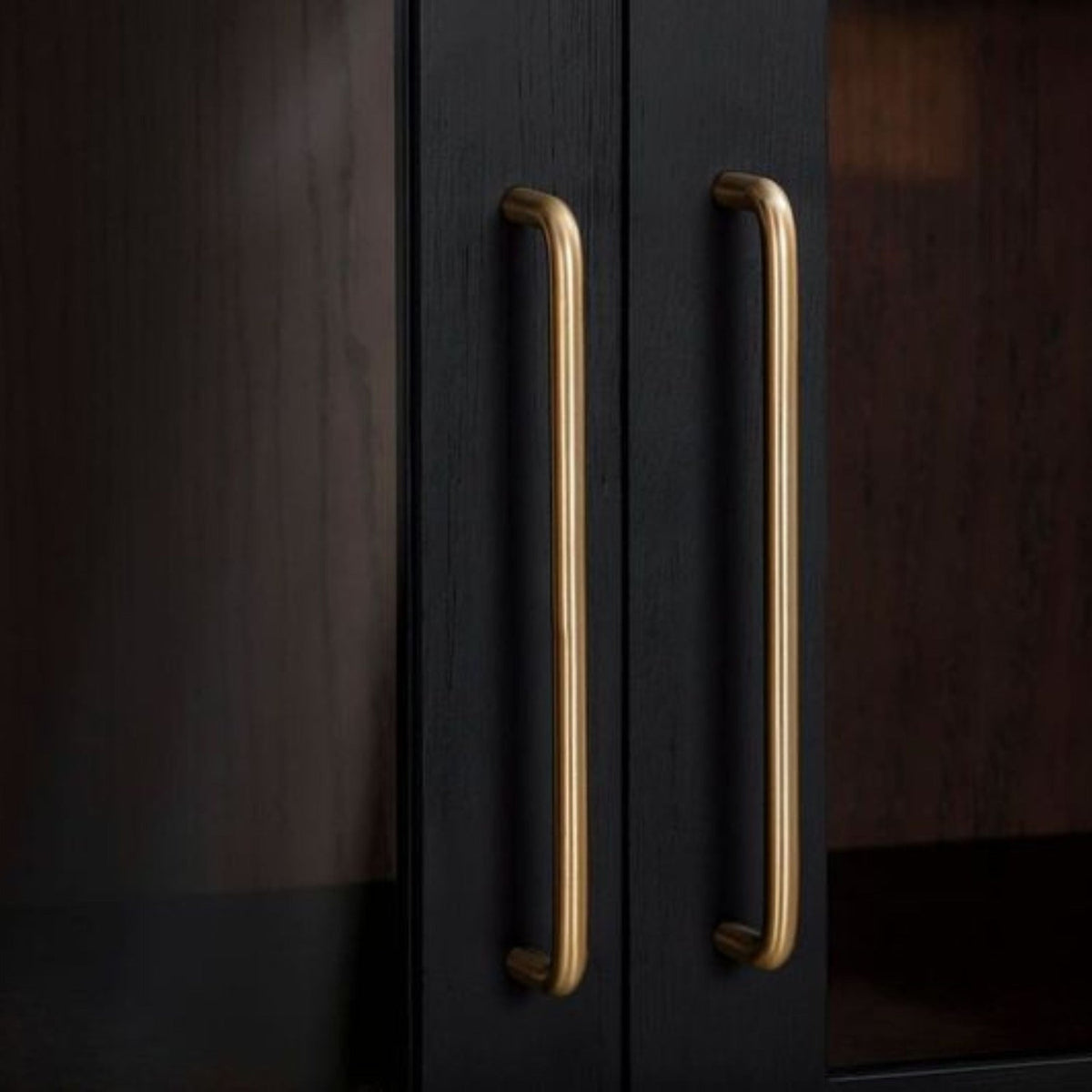TOV Furniture Marlow Black Wood Display Cabinet