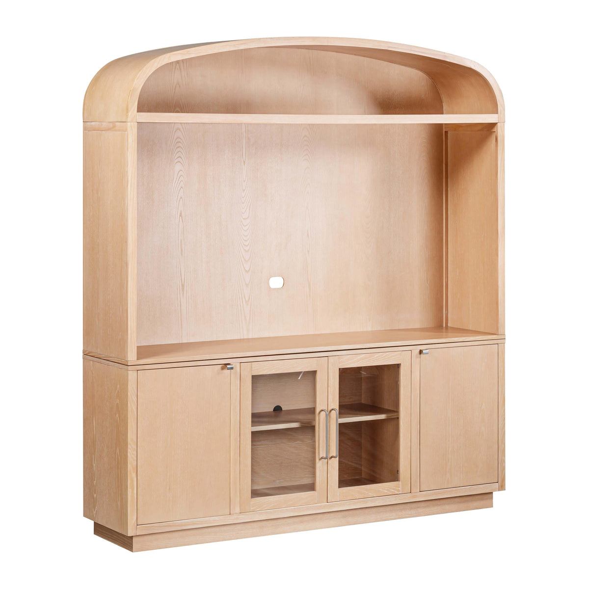 TOV Furniture Marlow Natural Wood Entertainment Center