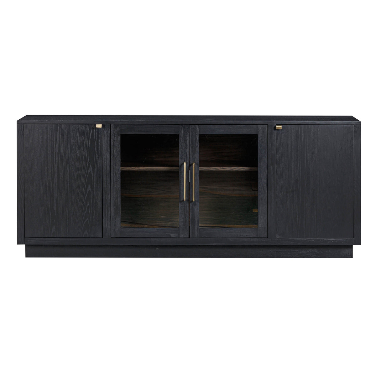 TOV Furniture Marlow Black Wood Media Console