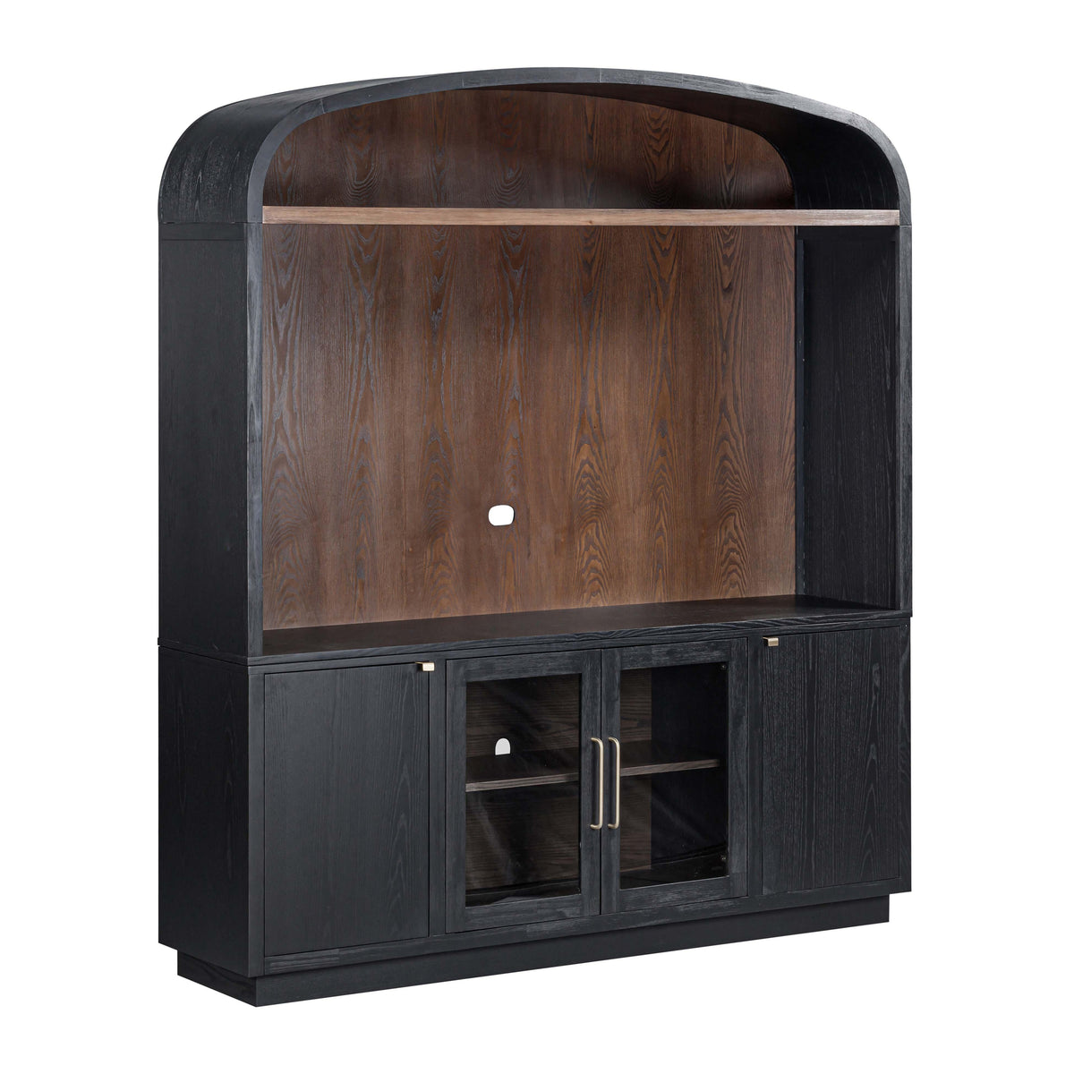 TOV Furniture Marlow Black Wood Entertainment Center