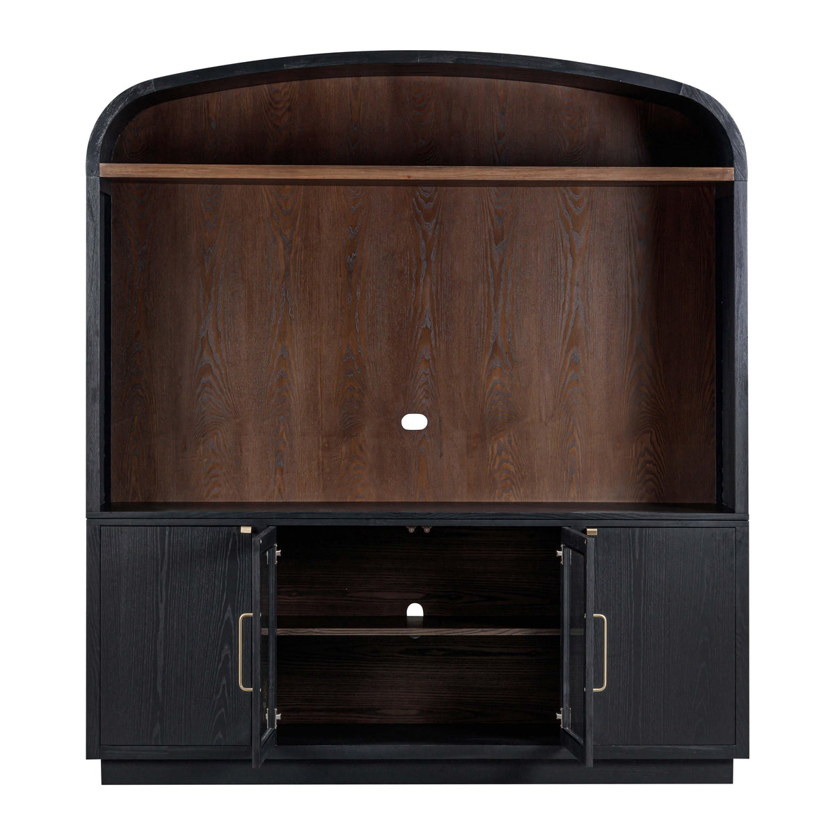 TOV Furniture Marlow Black Wood Entertainment Center