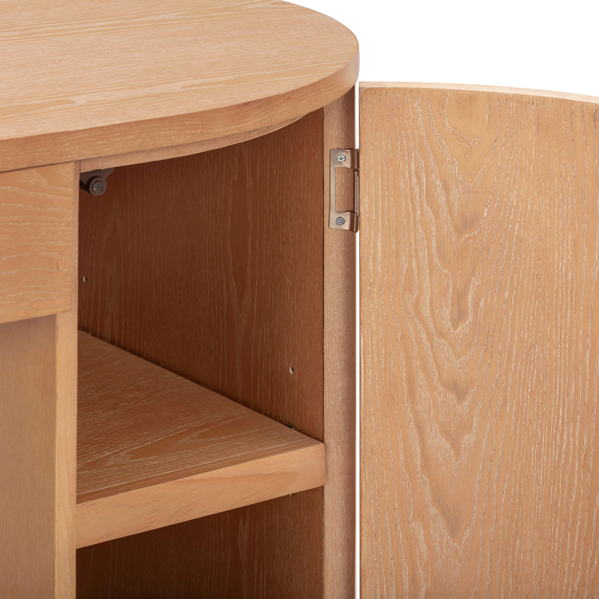 TOV Furniture Marlow Natural Wood Executive Desk With Storage