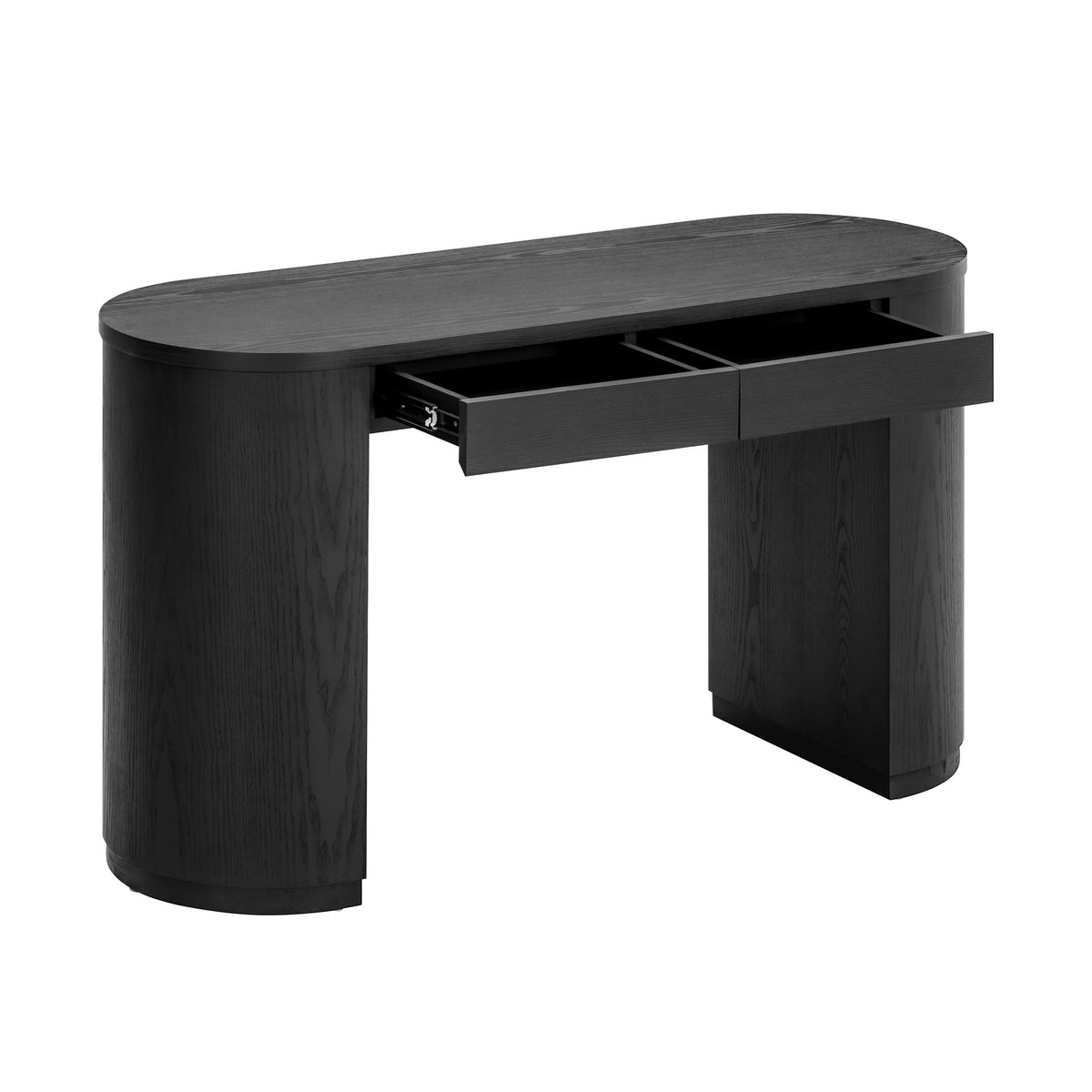 TOV Furniture Marlow Black Wood 2-Drawer Writing Desk