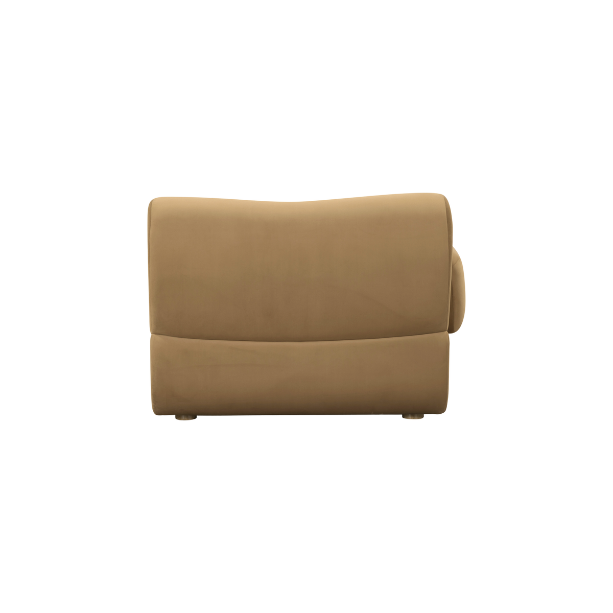 TOV Furniture Zenith Latte Brown Performance Velvet Modular Corner Chair