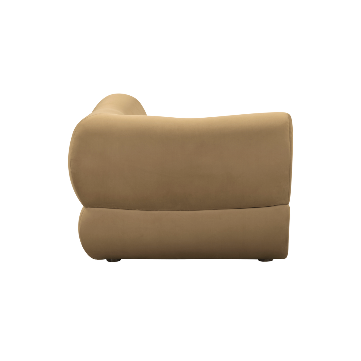 TOV Furniture Zenith Latte Brown Performance Velvet Corner Wedge
