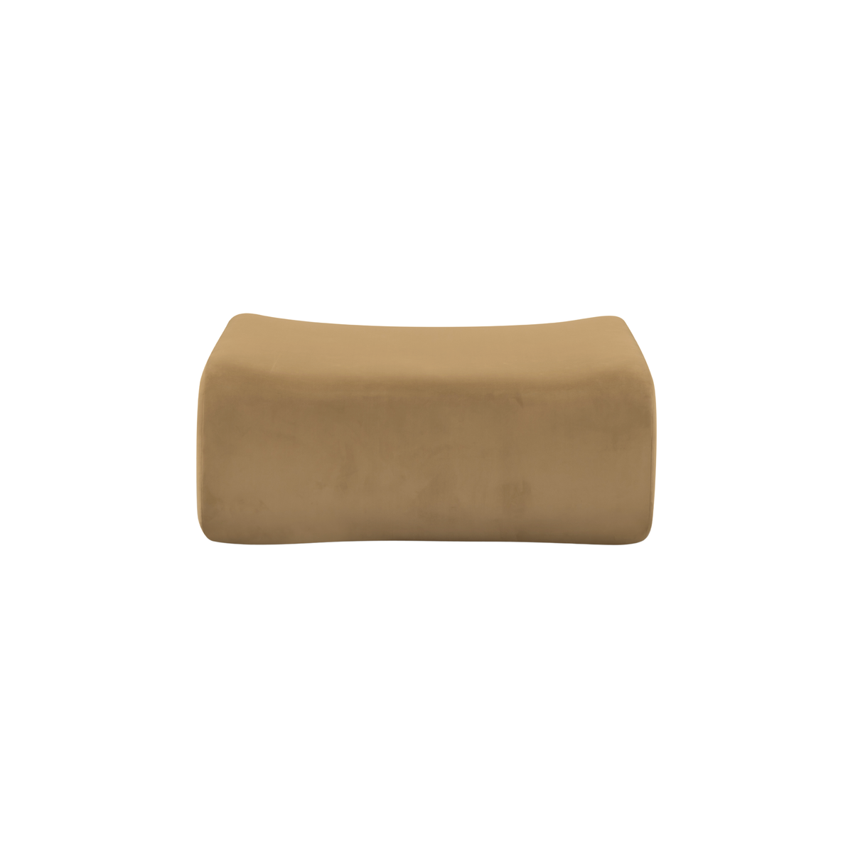 TOV Furniture Zenith Latte Brown Performance Velvet Ottoman