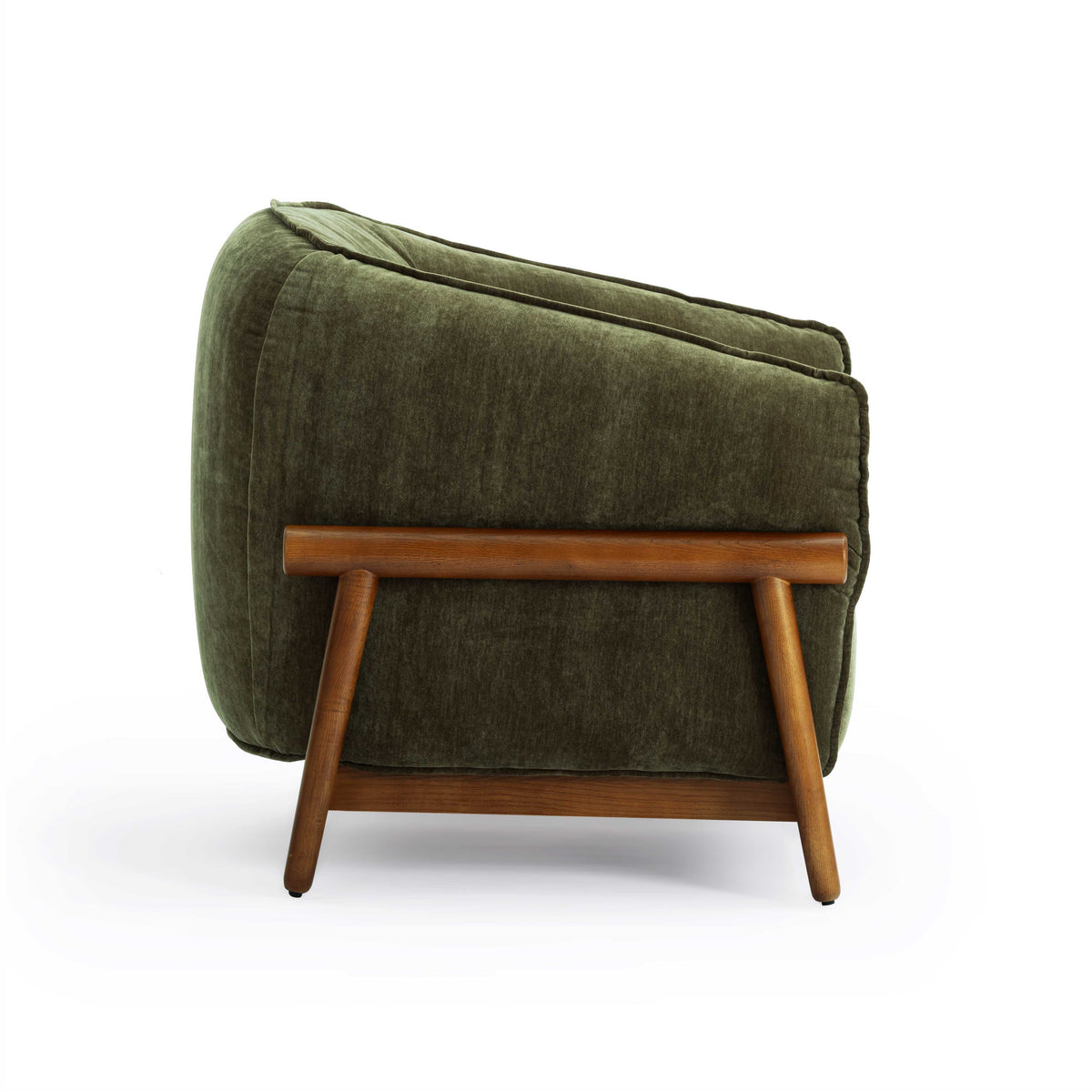 TOV Furniture Piedmont Green Upcycled Chenille Accent Chair
