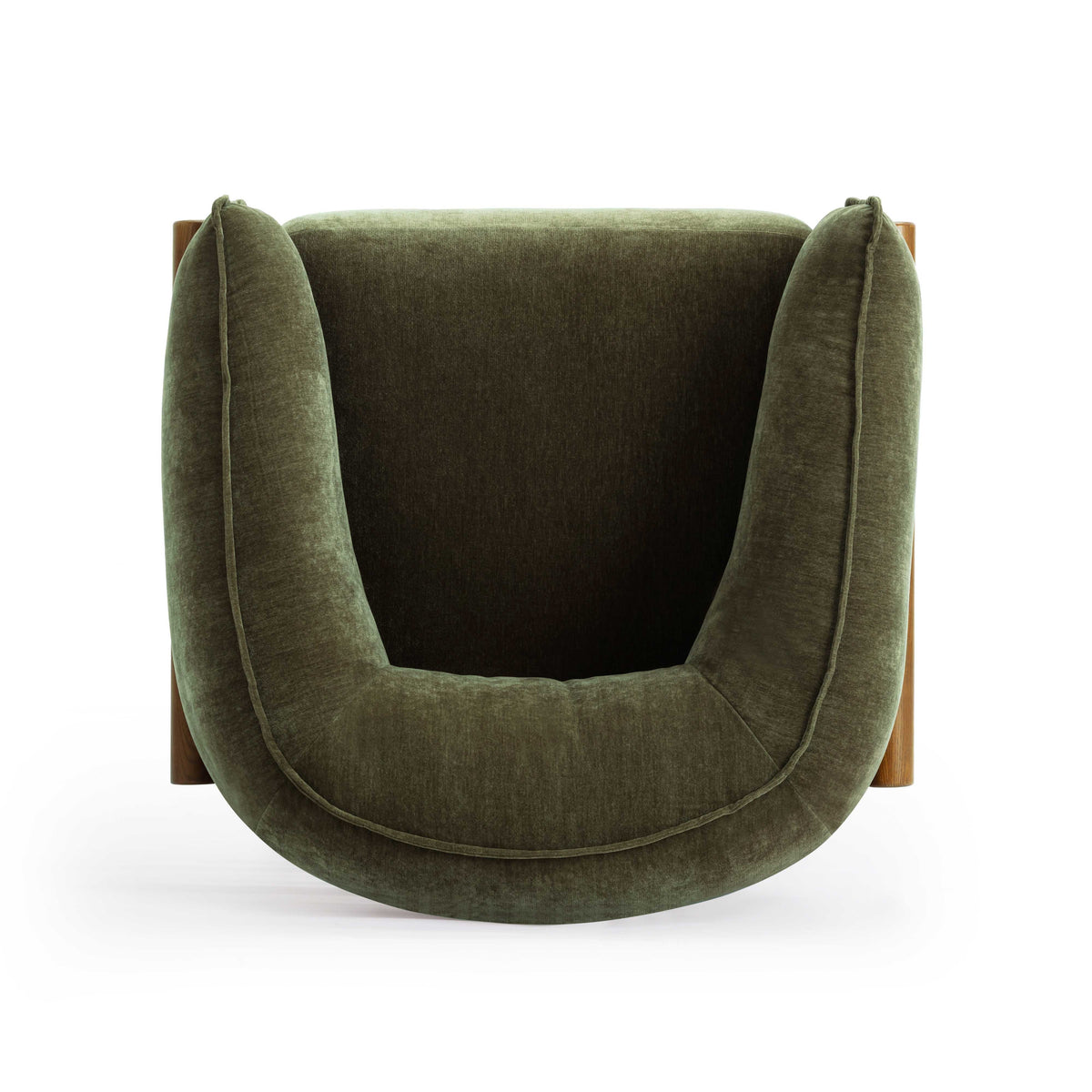 TOV Furniture Piedmont Green Upcycled Chenille Accent Chair