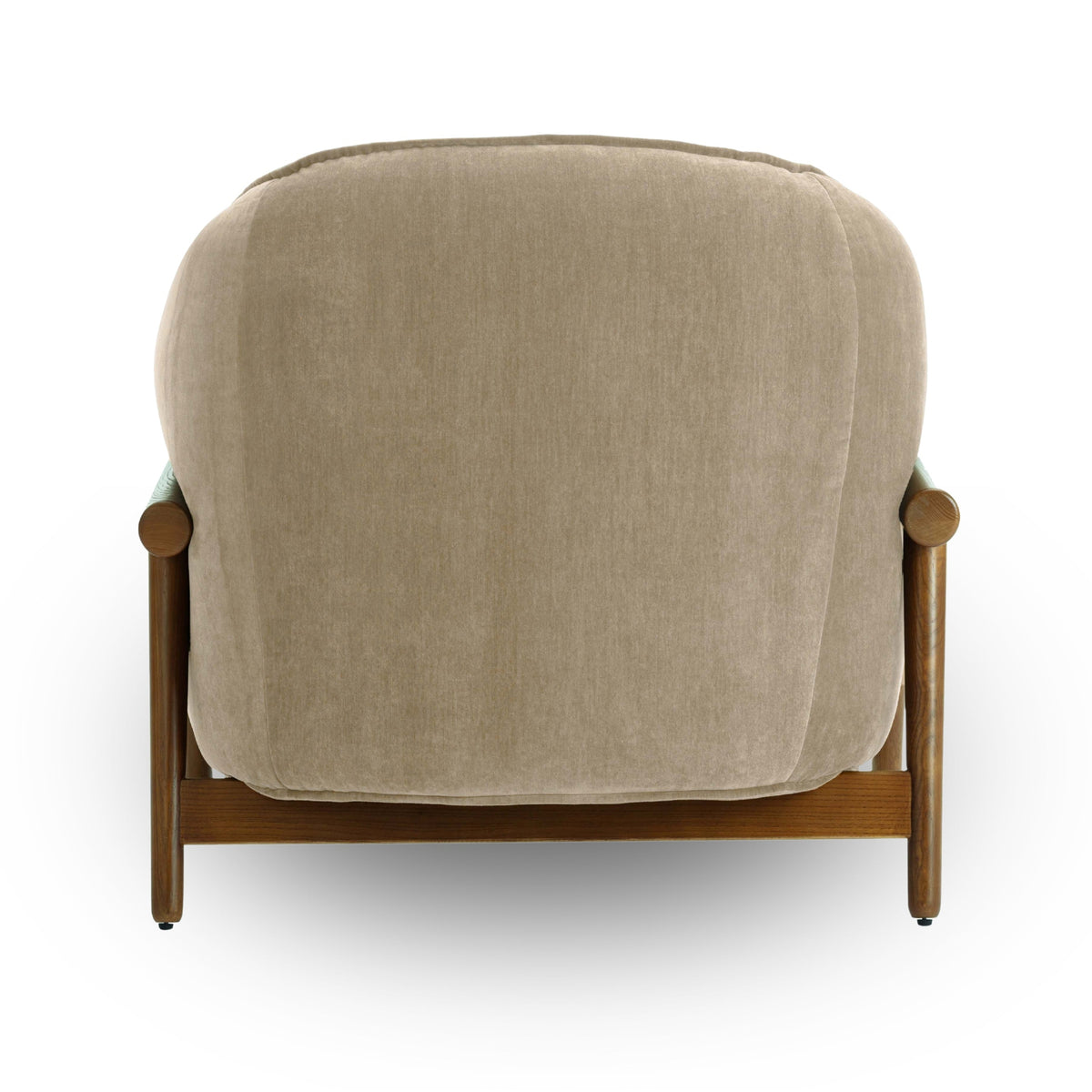 TOV Furniture Piedmont Taupe Upcycled Chenille Accent Chair