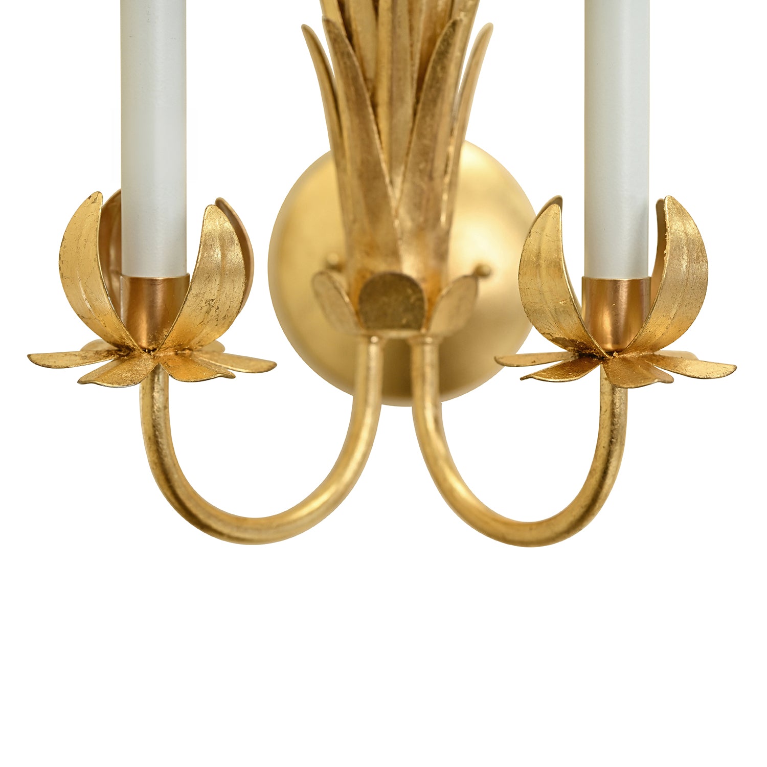 Worlds Away Reseda Gold Wall Sconce