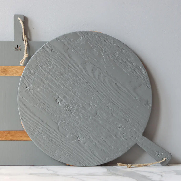 Etu Home Mod Gray Round Charcuterie Board - Final Sale