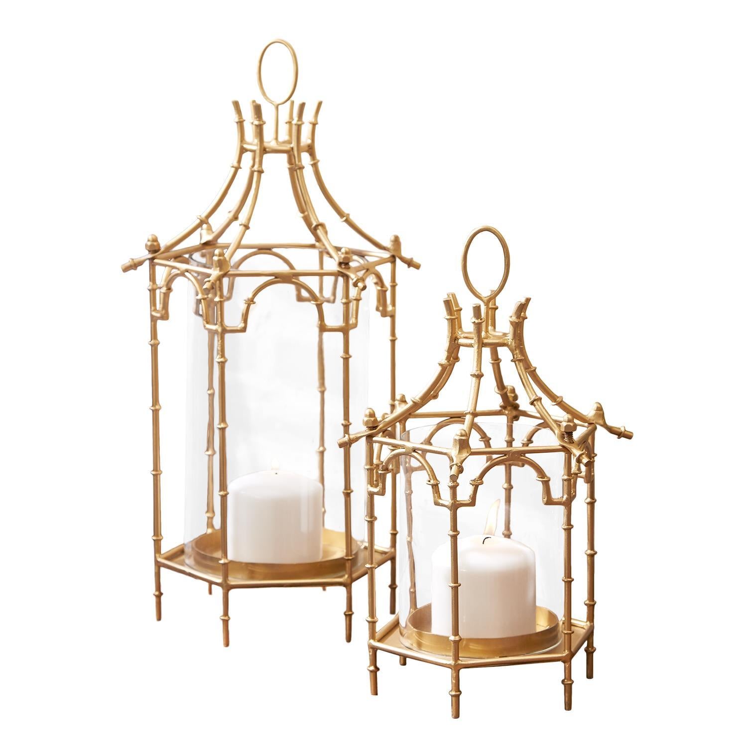 Brighton Pagoda Lantern Set of 2