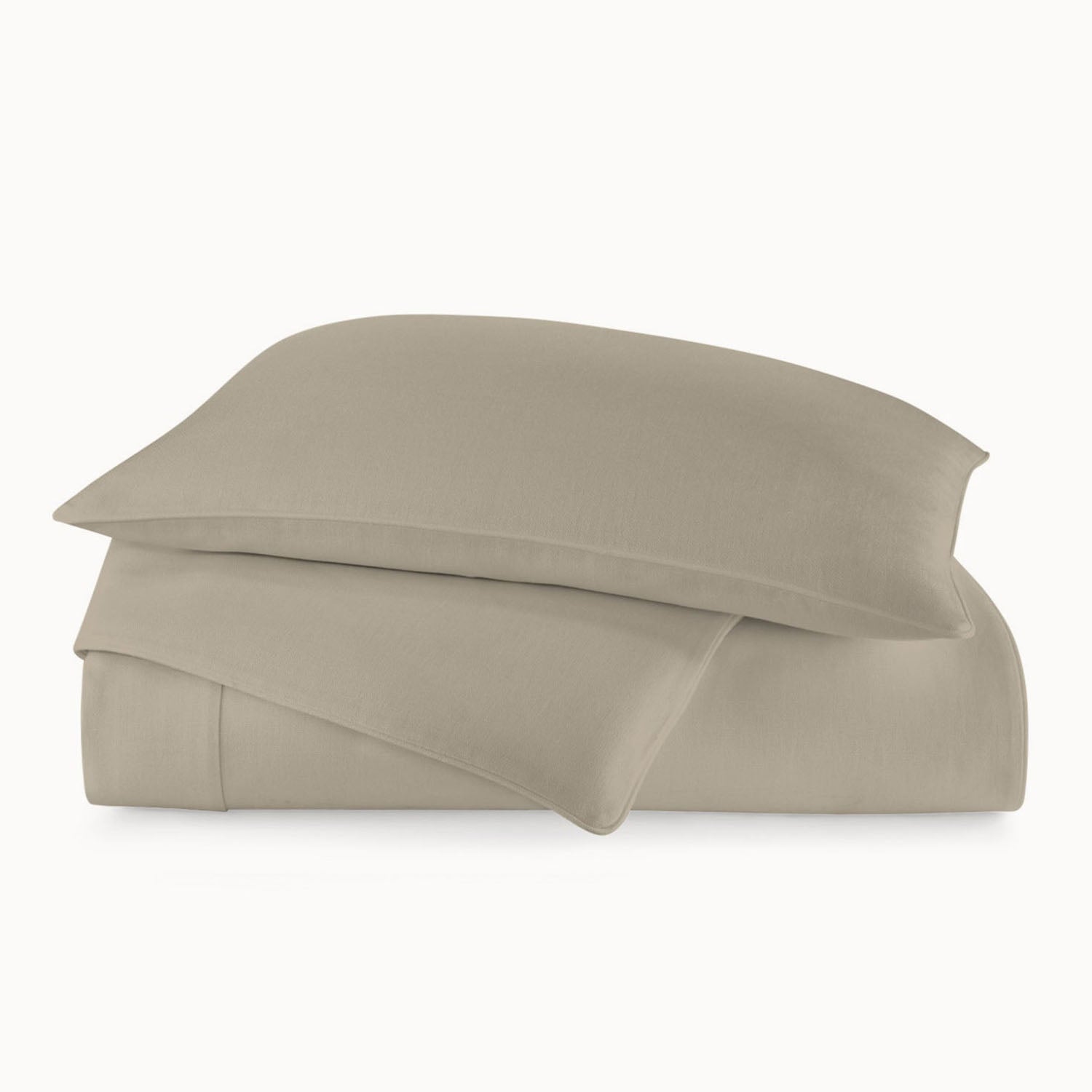 Peacock Alley Rio Linen Corded Duvet Cover 100% linen corded duvet cover, close-up of the woven fabric texture