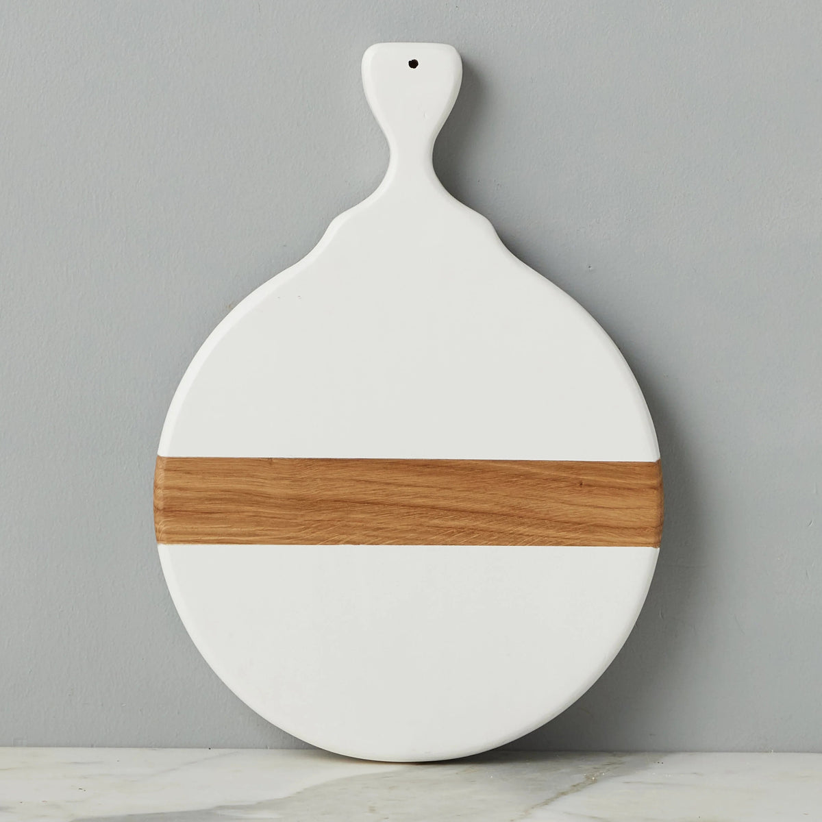 Etu Home Mod White Small Round Cheese Board
