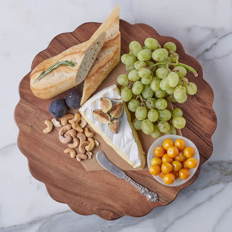 Etu Home Round Scalloped Large Trivet