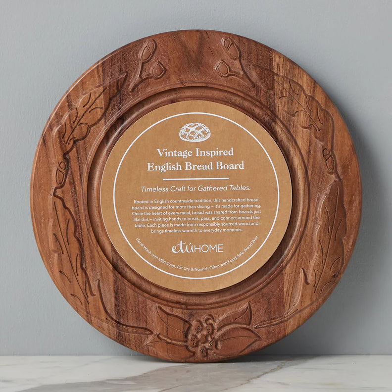 Etu Home Vintage English Medium Bread Board