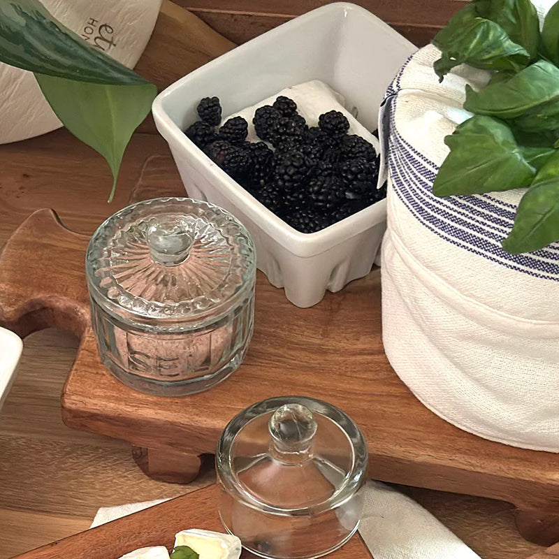 Etu Home Normandy Wood Riser Footed Tray