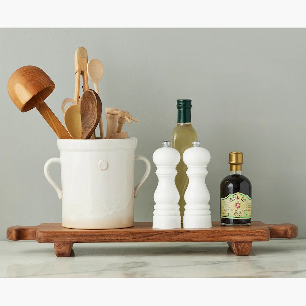 Etu Home Normandy Wood Riser Footed Tray