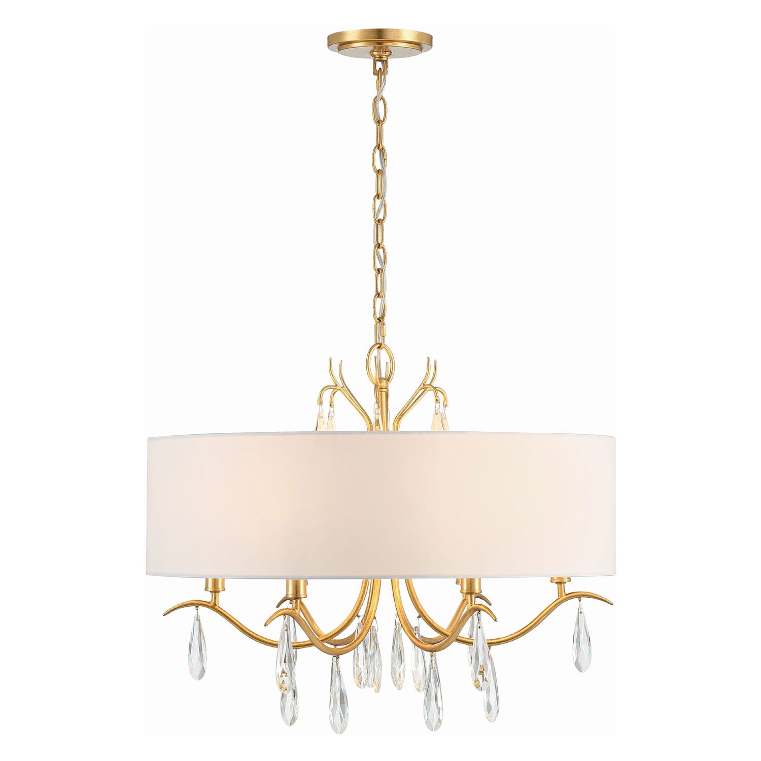 Crystorama Rollins Chandelier with Shades
