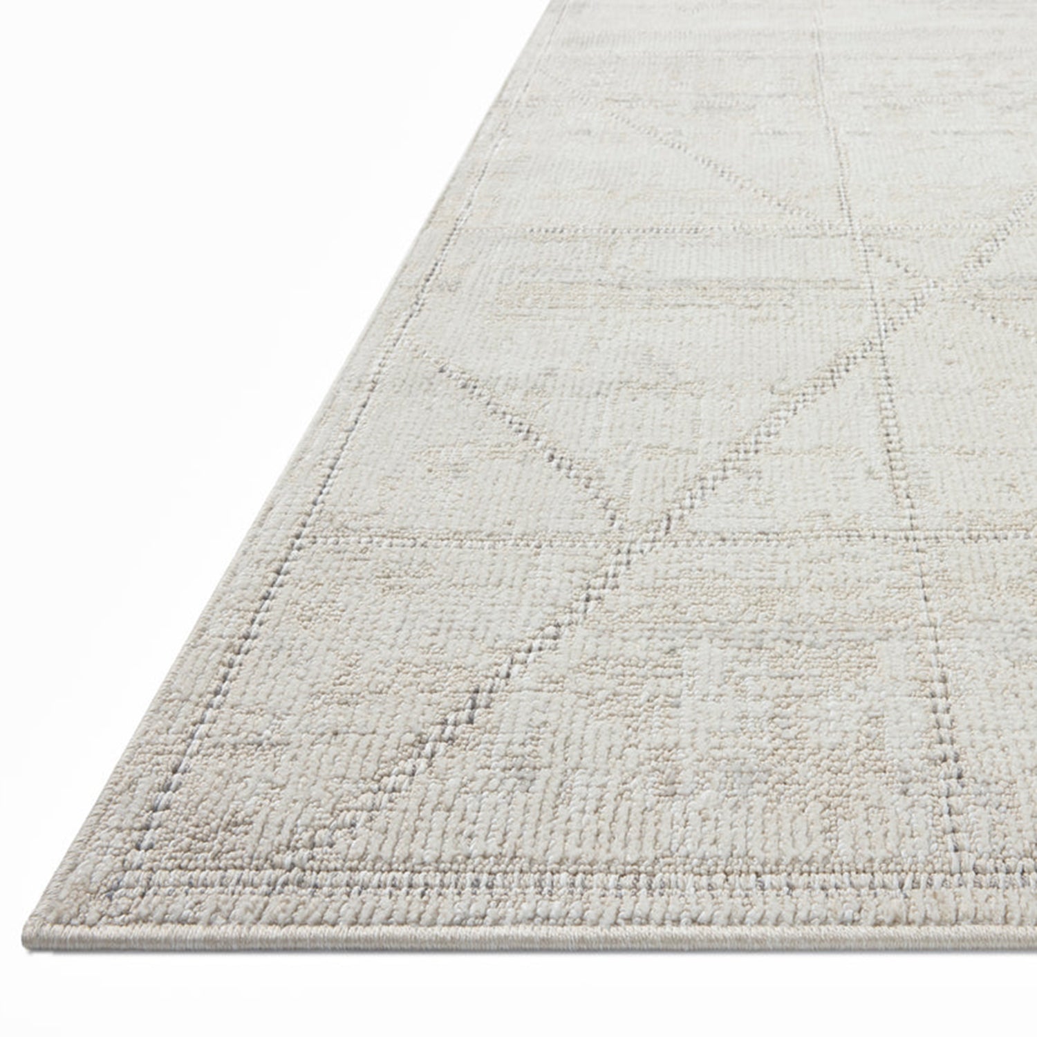 Loloi Roxie Ivory/Graphite Power Loomed Rug
