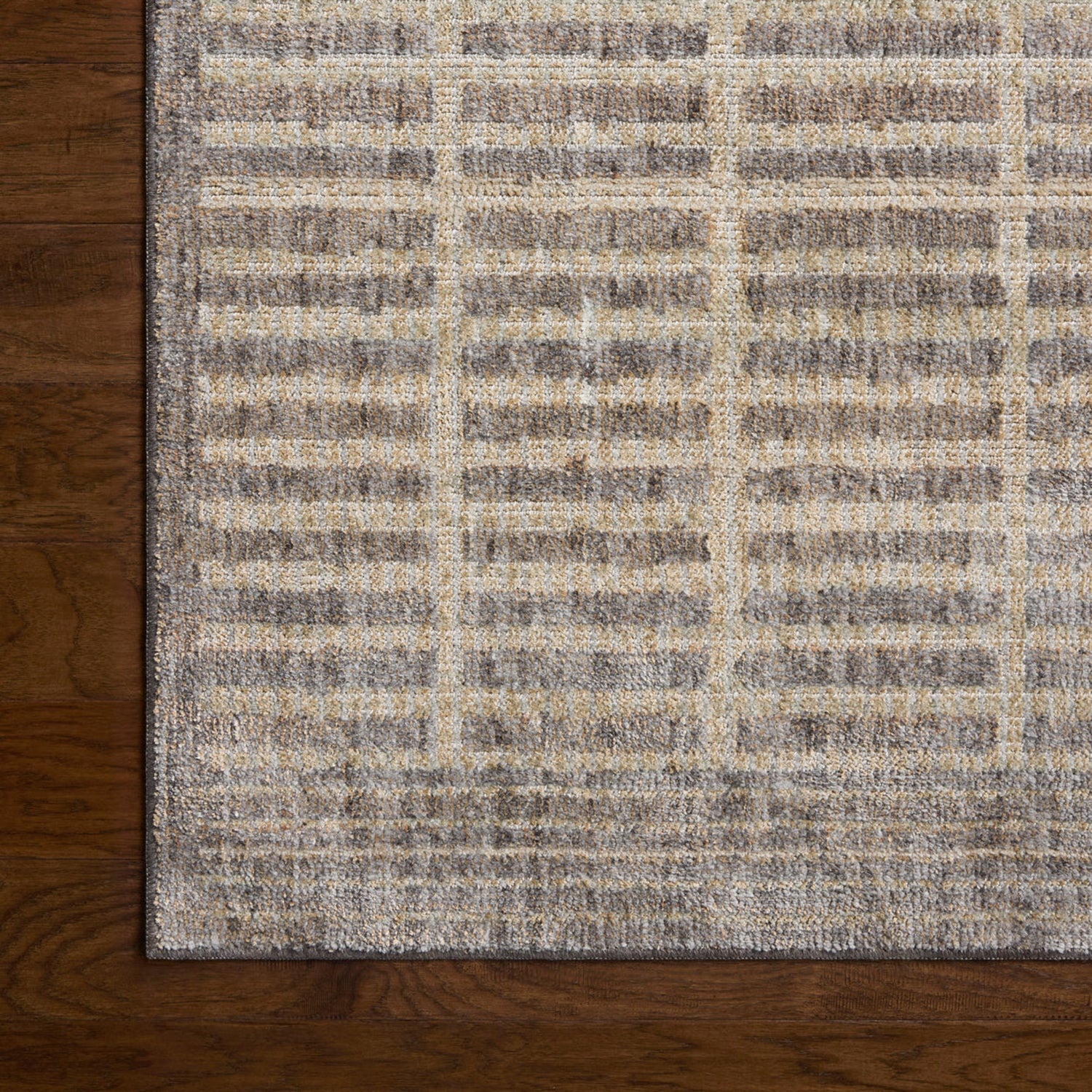 Loloi Roxie Smoke/Natural Power Loomed Rug