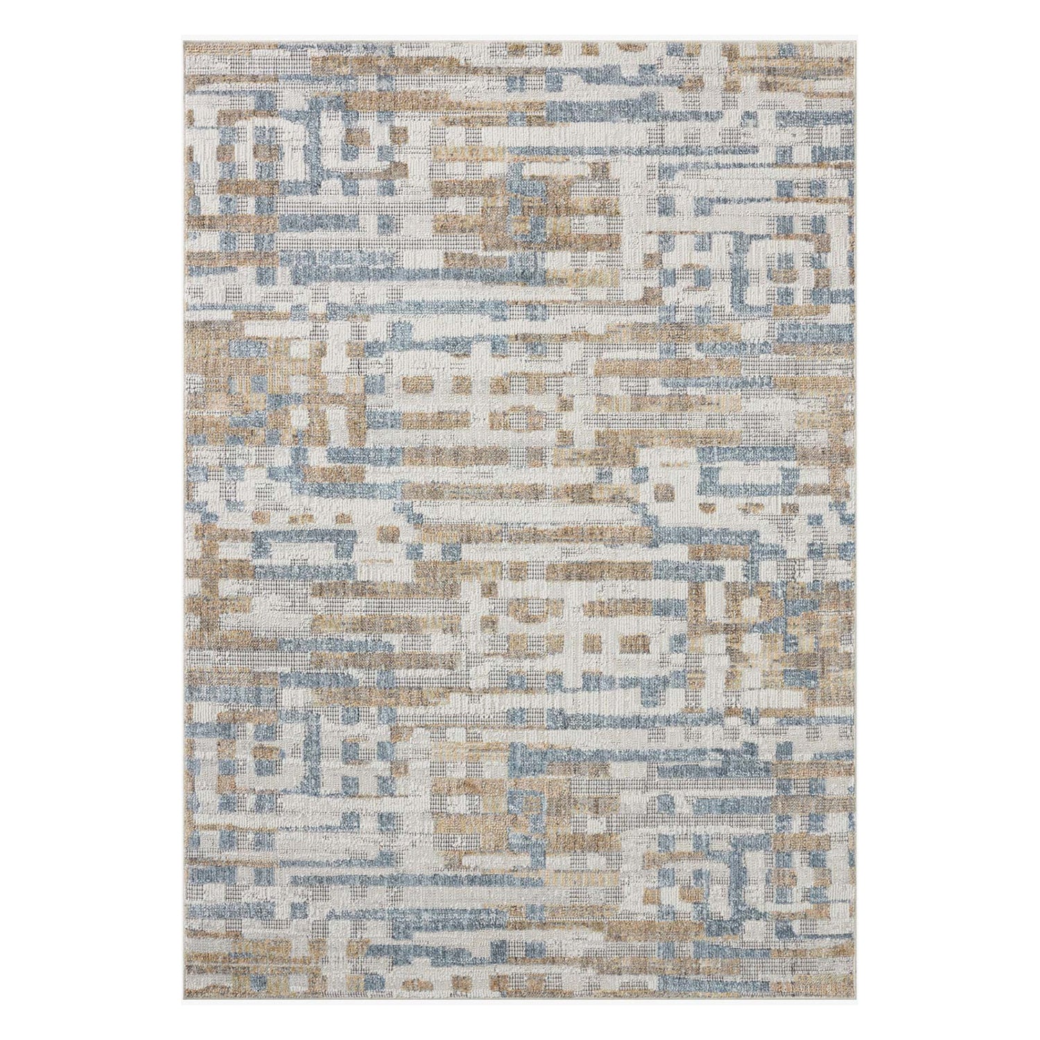 Loloi Roxie Ivory/Denim Power Loomed Rug