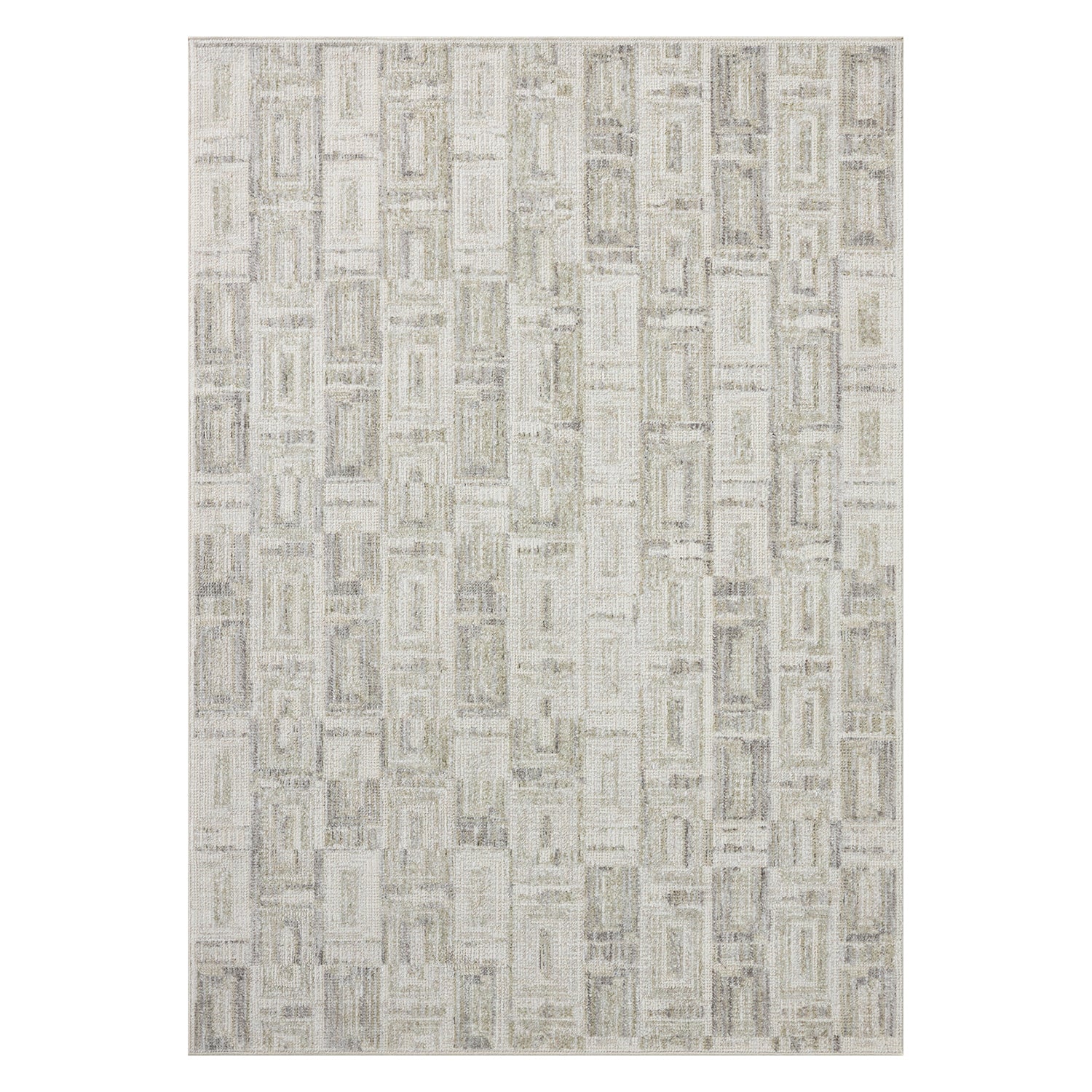 Loloi Roxie Bone/Sage Power Loomed Rug