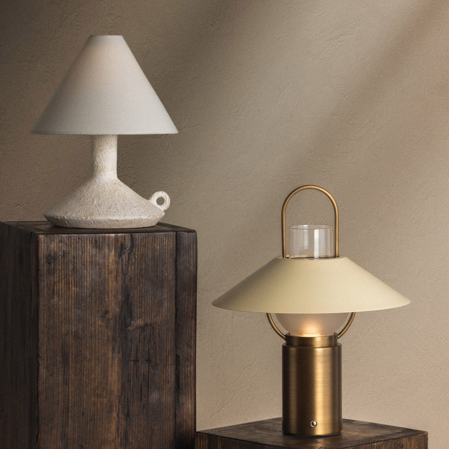 Lauren Liess x Troy Lighting Kindle Rechargeable Table Lamp