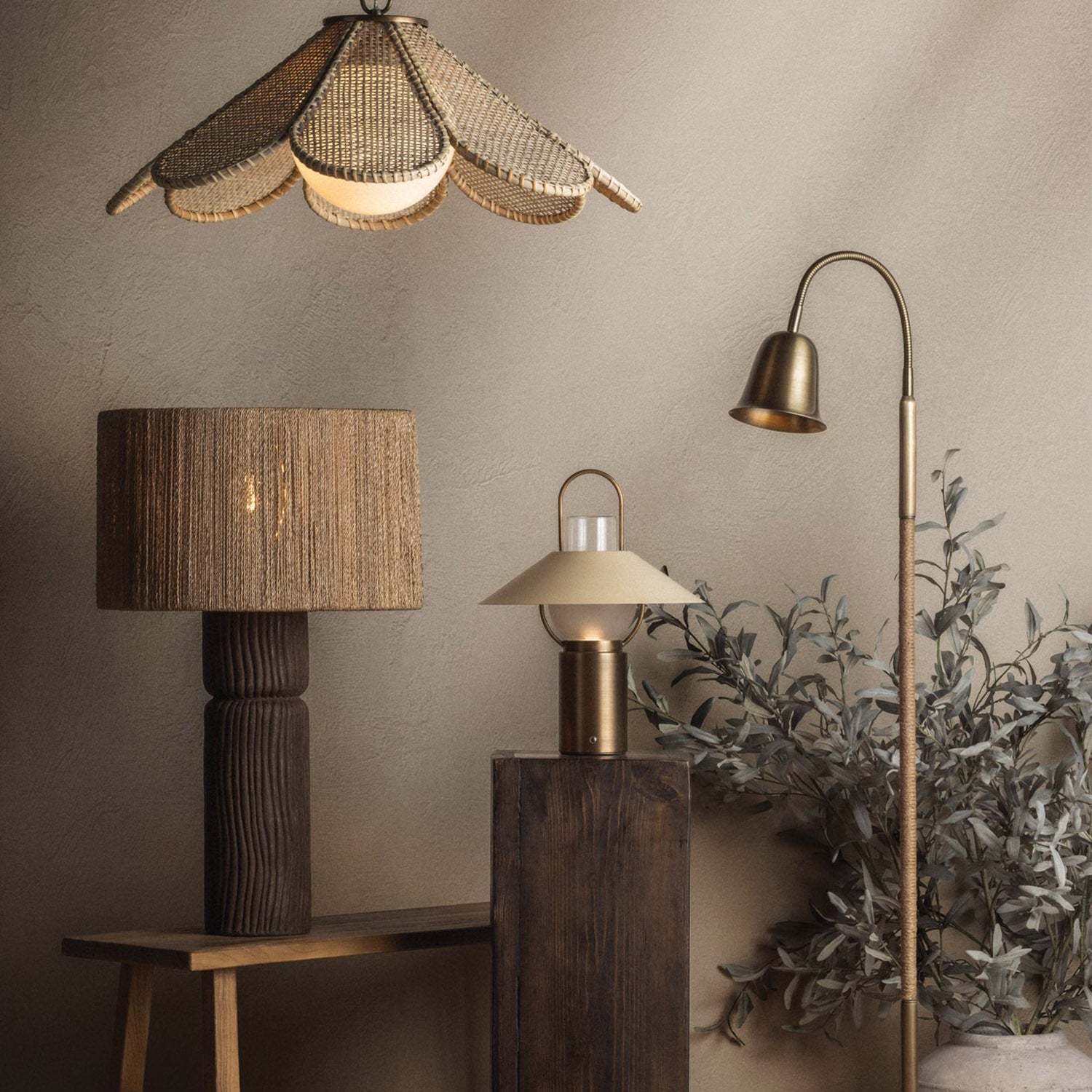 Lauren Liess x Troy Lighting Kindle Rechargeable Table Lamp