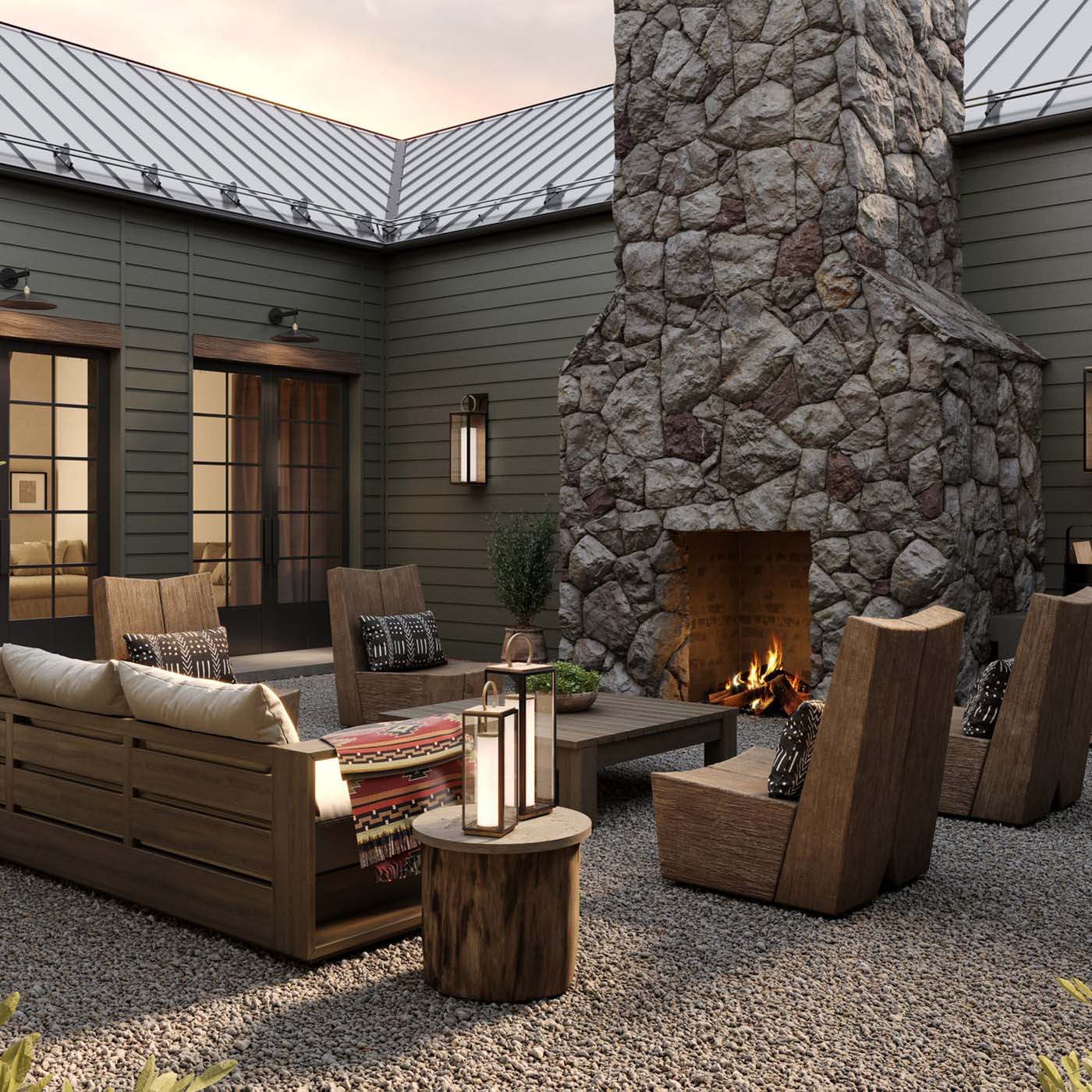 Troy Lighting Gareth Exterior Table Lamp