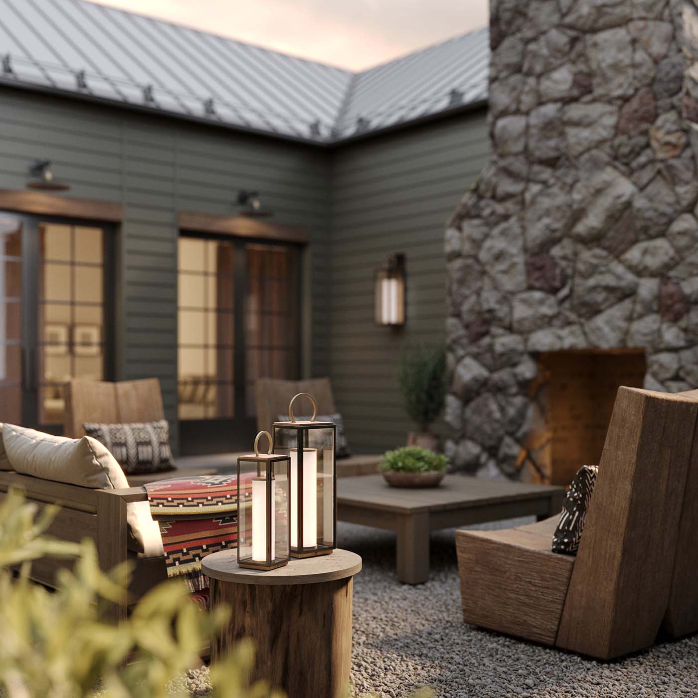 Troy Lighting Gareth Exterior Table Lamp