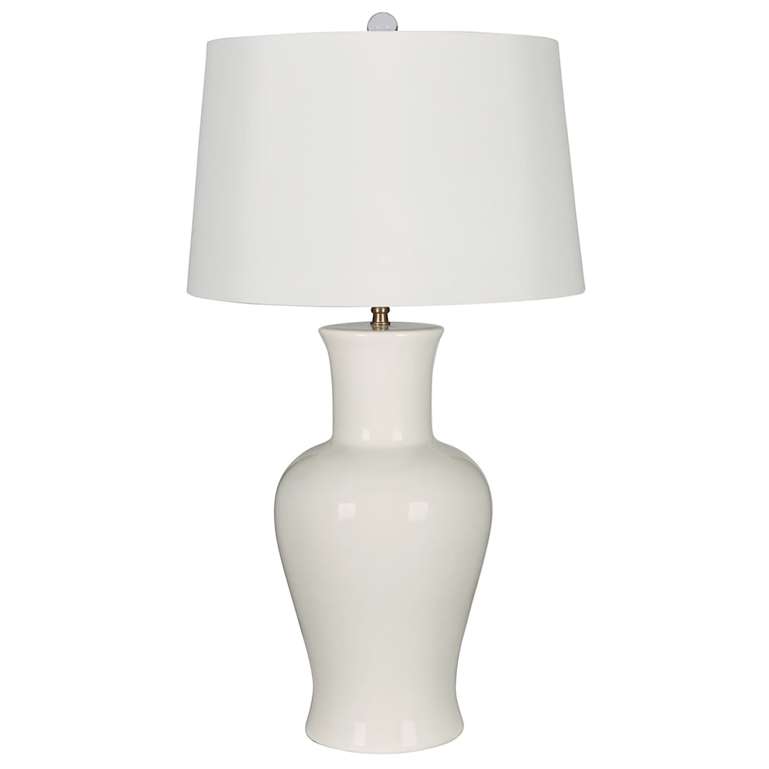 Bradburn Home Amelie White Basic Table Lamp