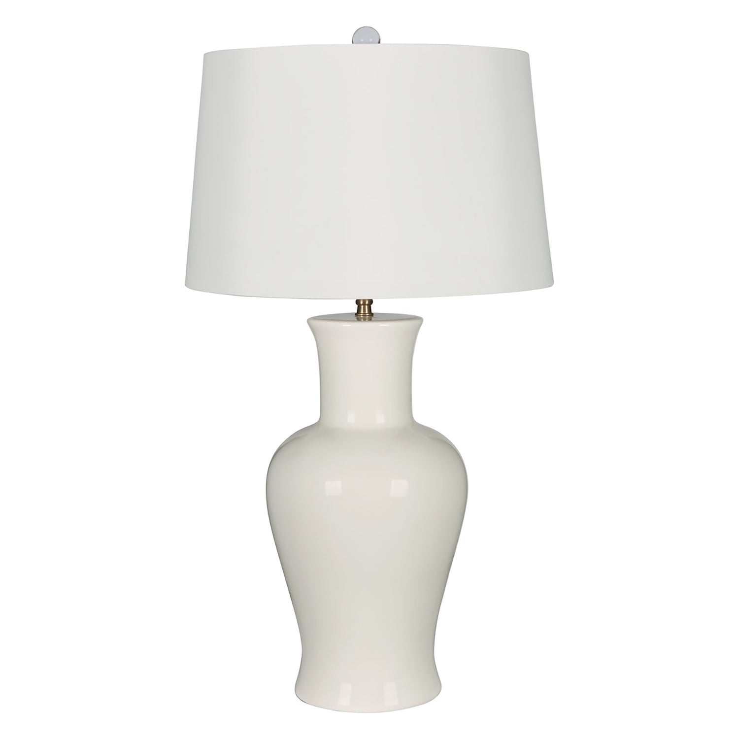 Bradburn Home Amelie White Basic Table Lamp
