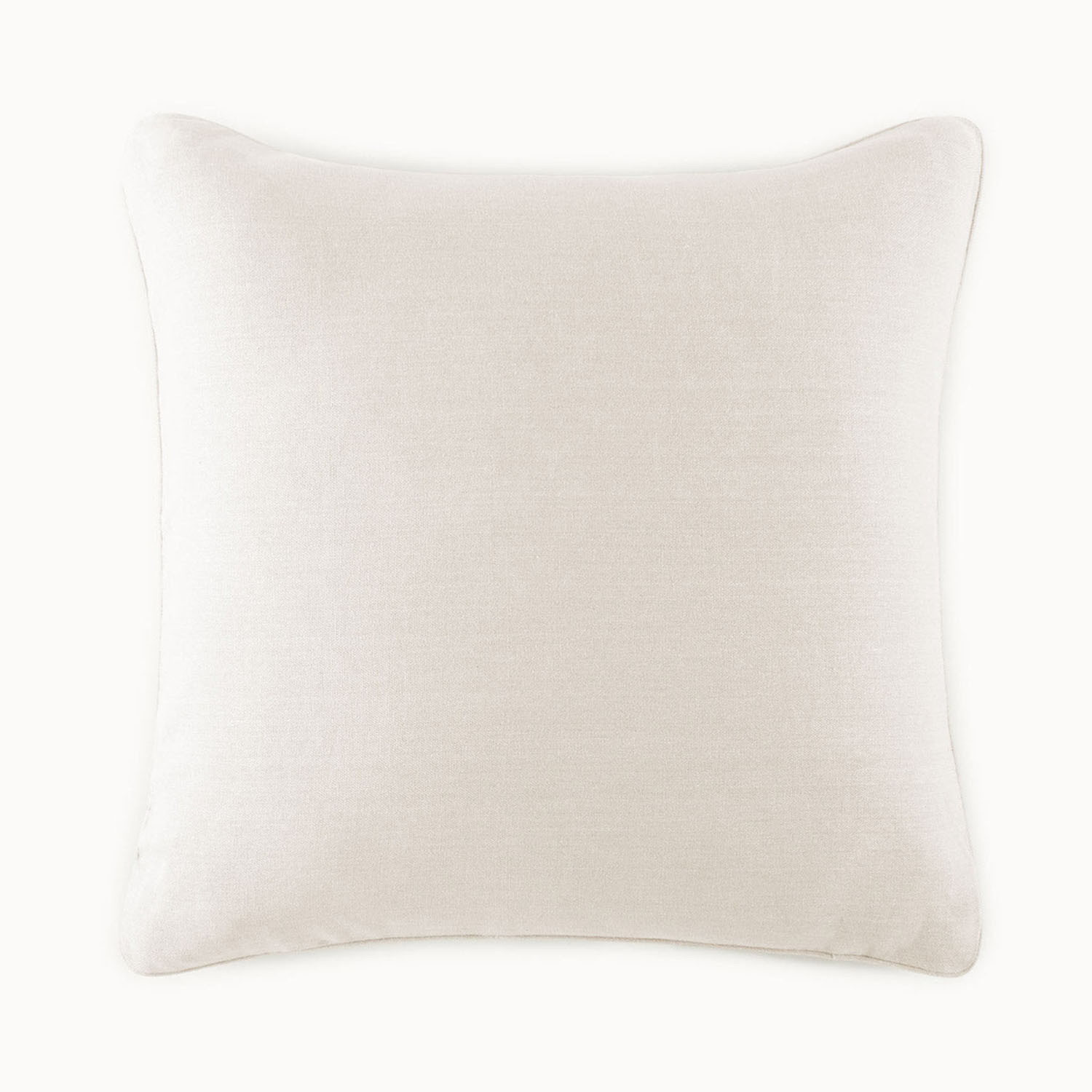 Peacock Alley Rio Corded Linen Pillow Sham 100% linen pillow sham, detail of the stitched finish