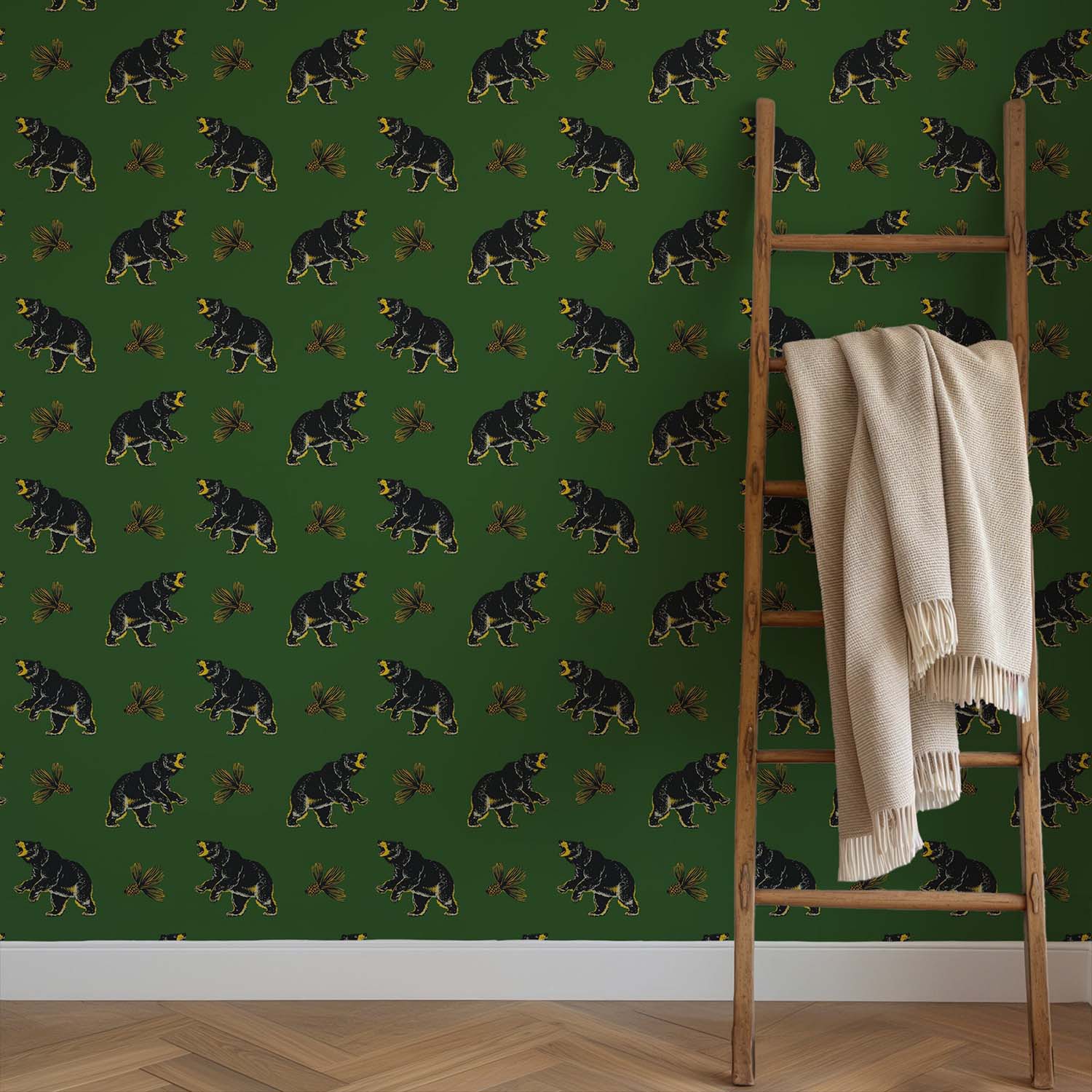 Mitchell Black Roaming Black Bear Wallpaper