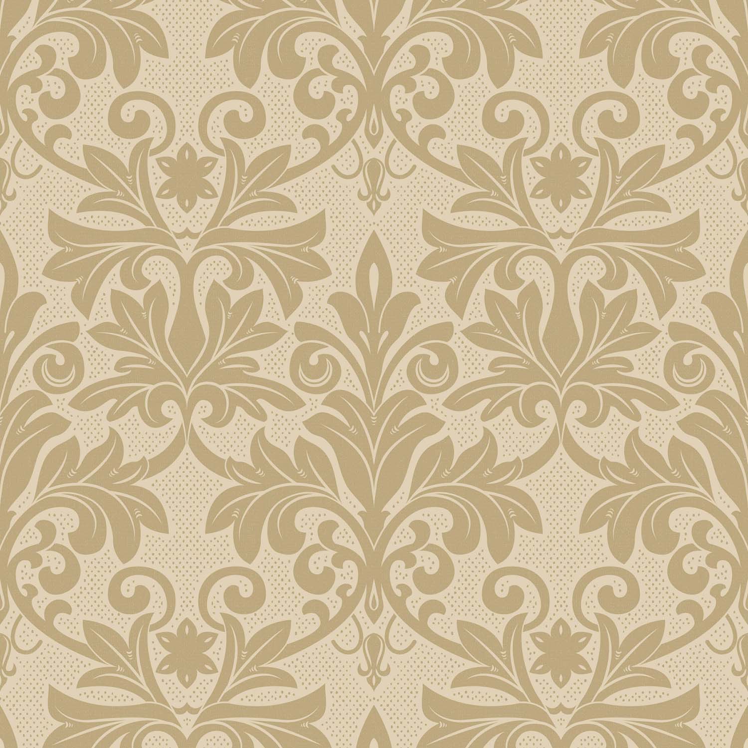 Mitchell Black Rococo Relief Wallpaper