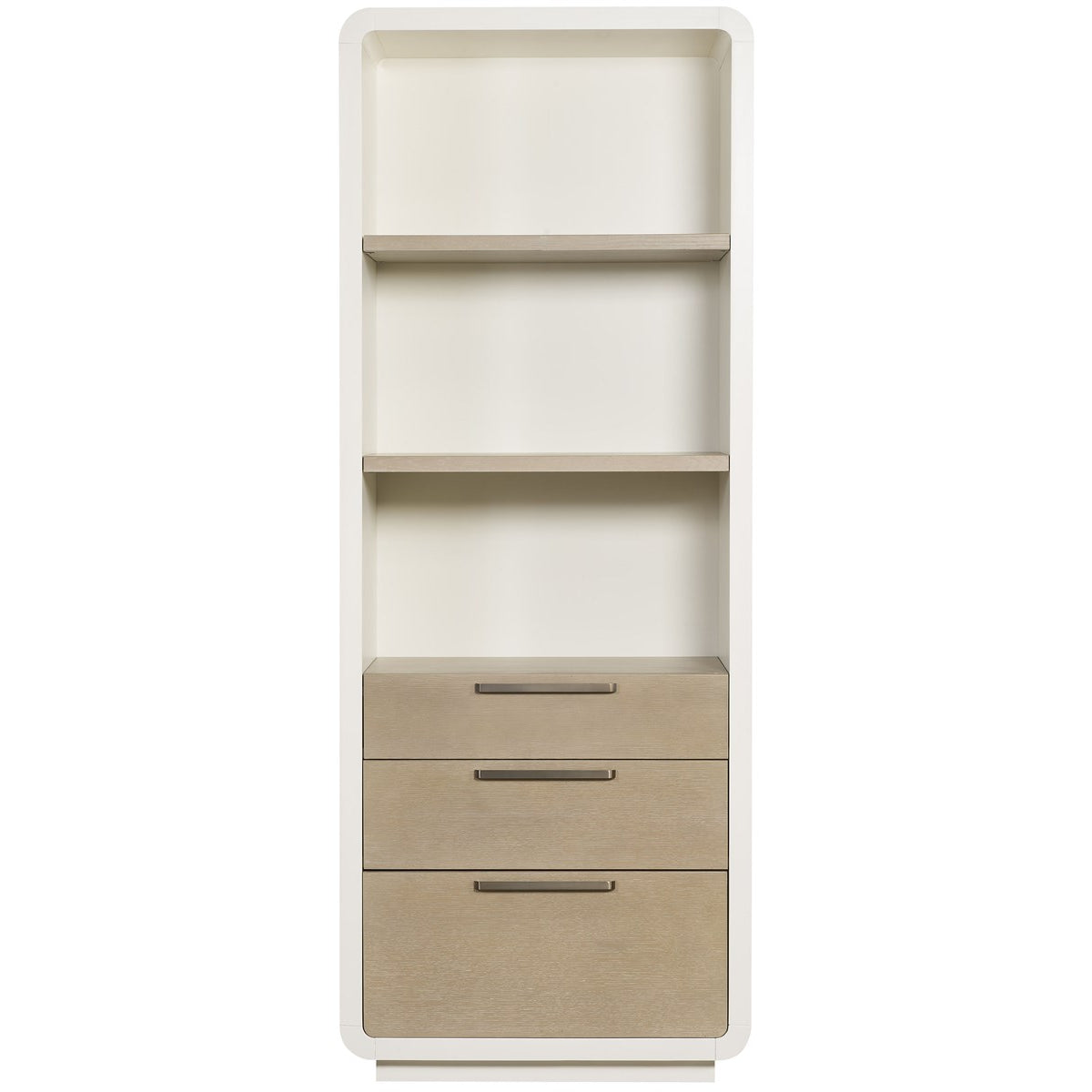 Vanguard Furniture Cove Cerused Taupe (Oak)/White Frost (Maple) Etagere