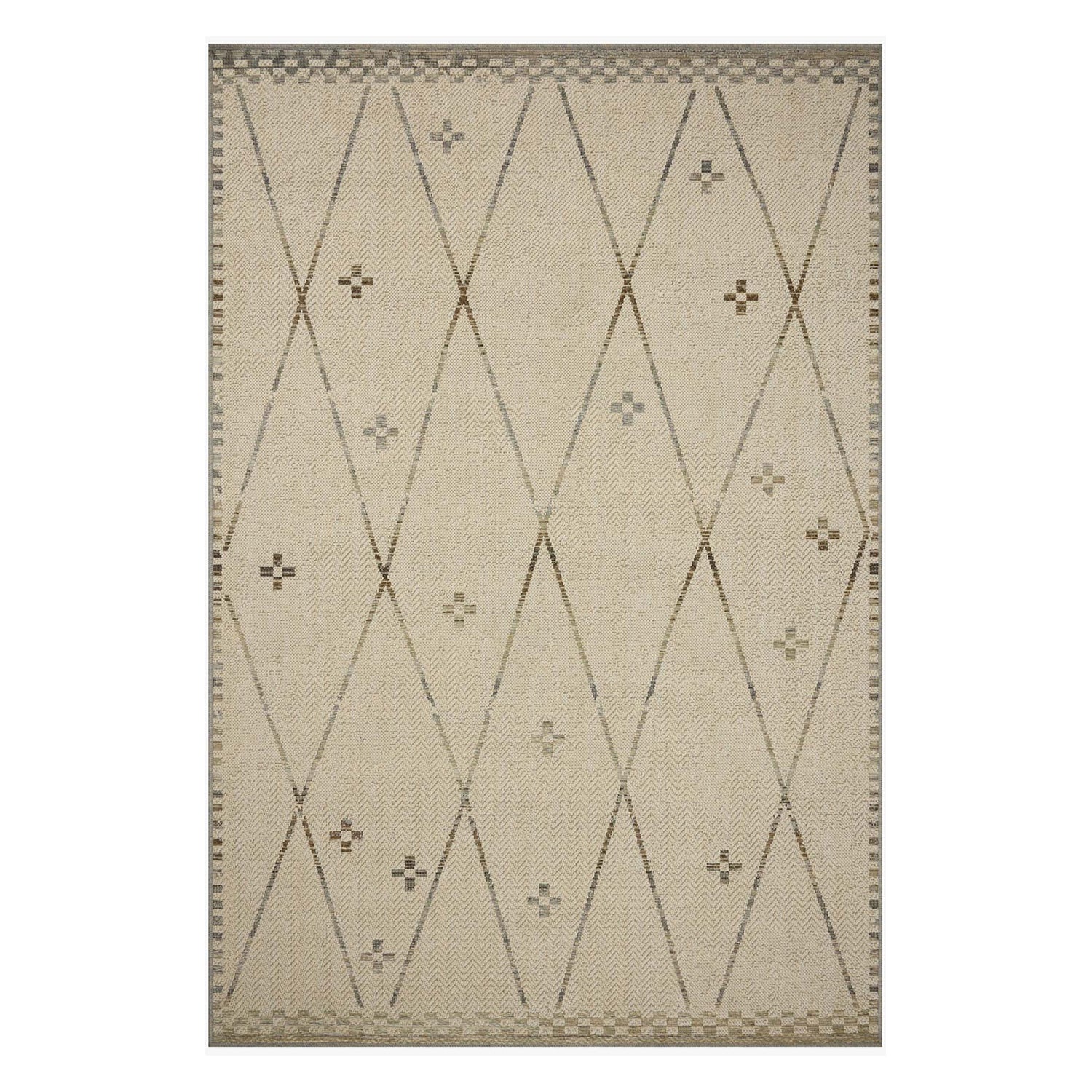 Loloi Saylor Ivory/Pebble Indoor/Outdoor Rug