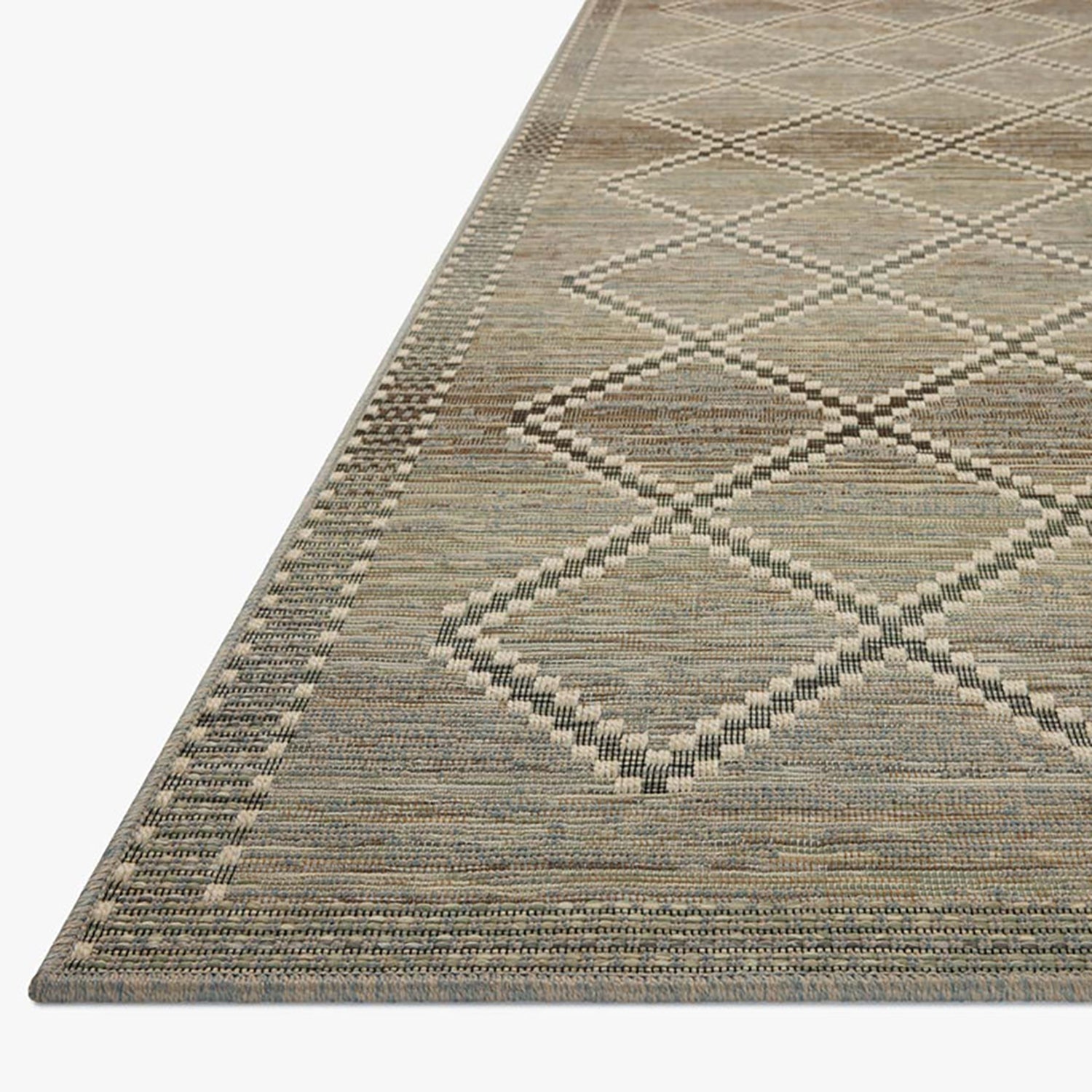 Loloi Saylor Stone/Ivory Indoor/Outdoor Rug