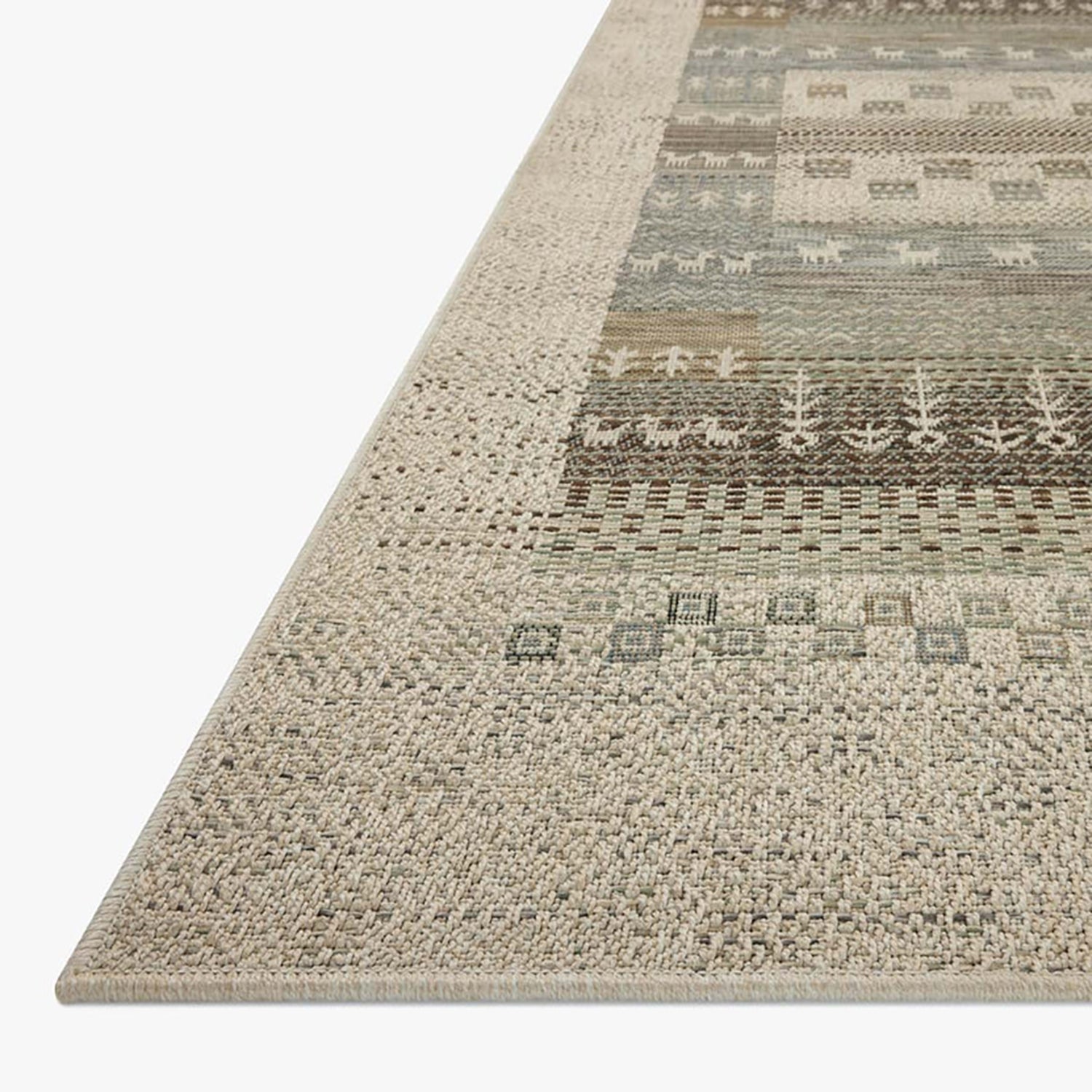 Loloi Saylor Ivory/Earth Indoor/Outdoor Rug