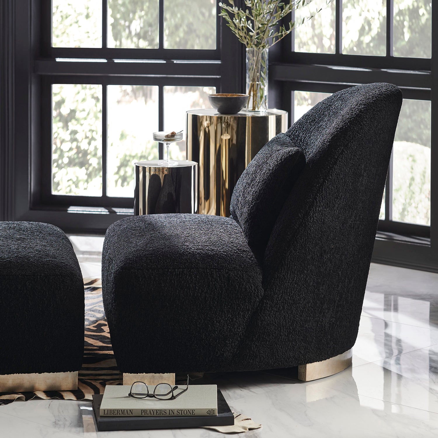 Caracole Round About Tall Accent Table